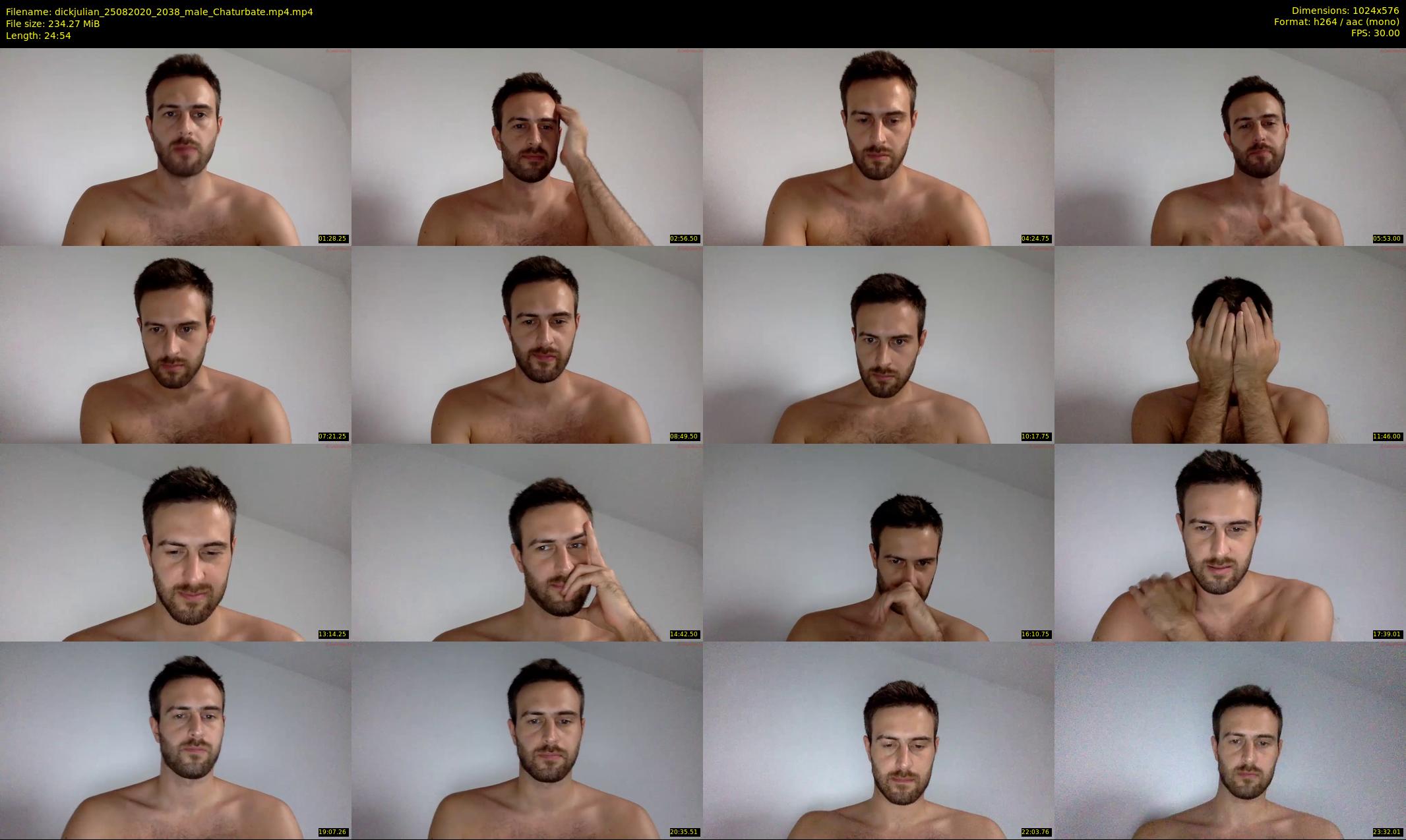 dickjulian — 25 minute Chaturbate male cam show recording, 480p, Aug 25, 2020