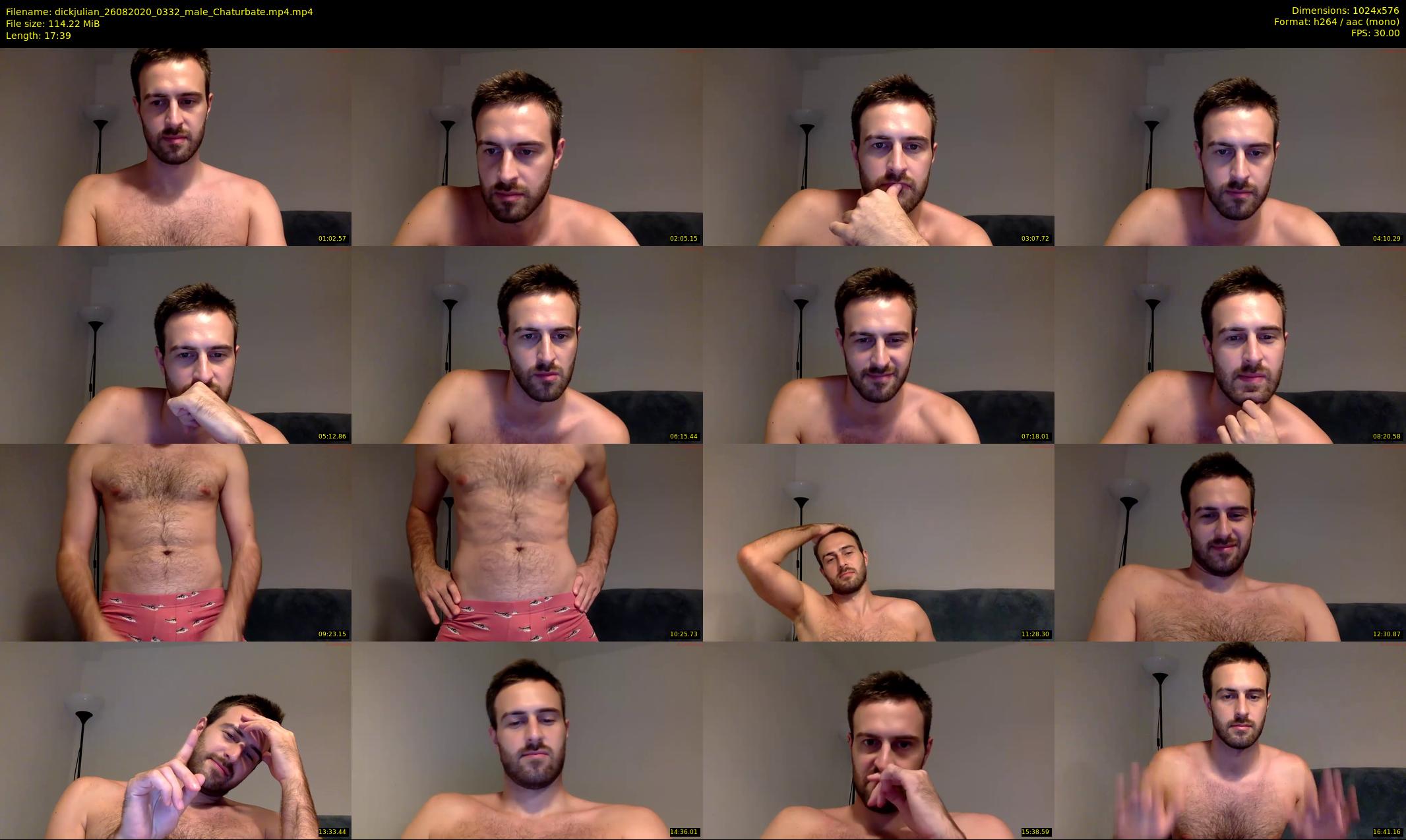 dickjulian — 18 minute Chaturbate male cam show recording, 480p, Aug 26, 2020