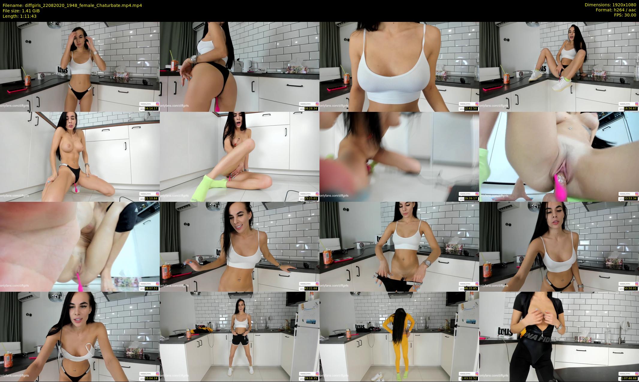 diffgirls — 72 minute Chaturbate female cam show recording, 1080p, Aug 22, 2020