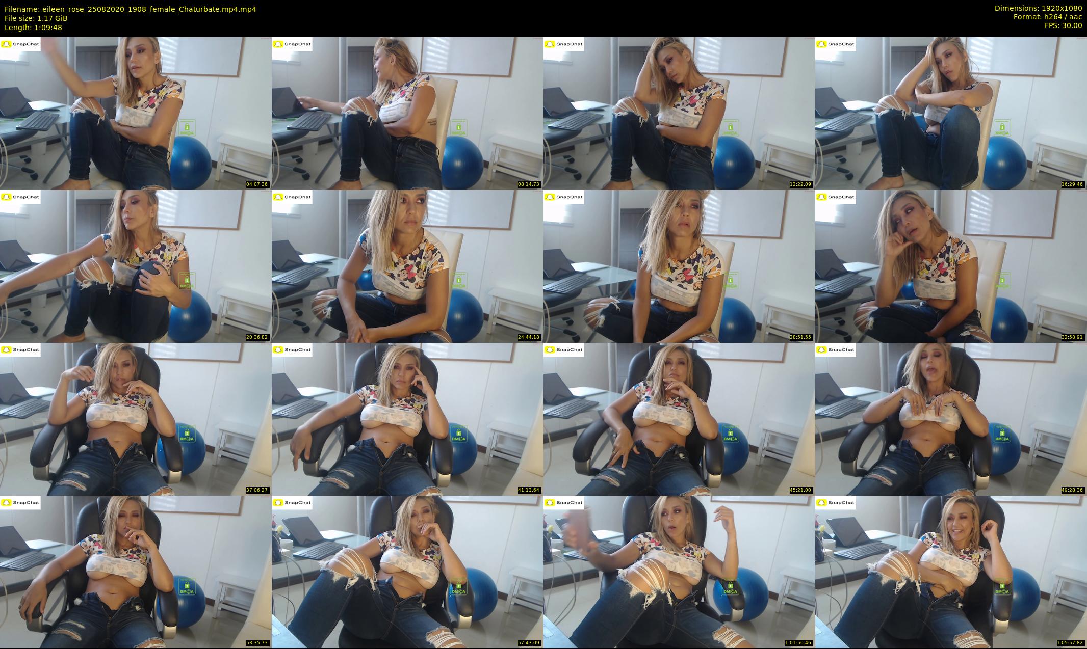 eileen_rose — 70 minute Chaturbate female cam show recording, 1080p, Aug 25, 2020