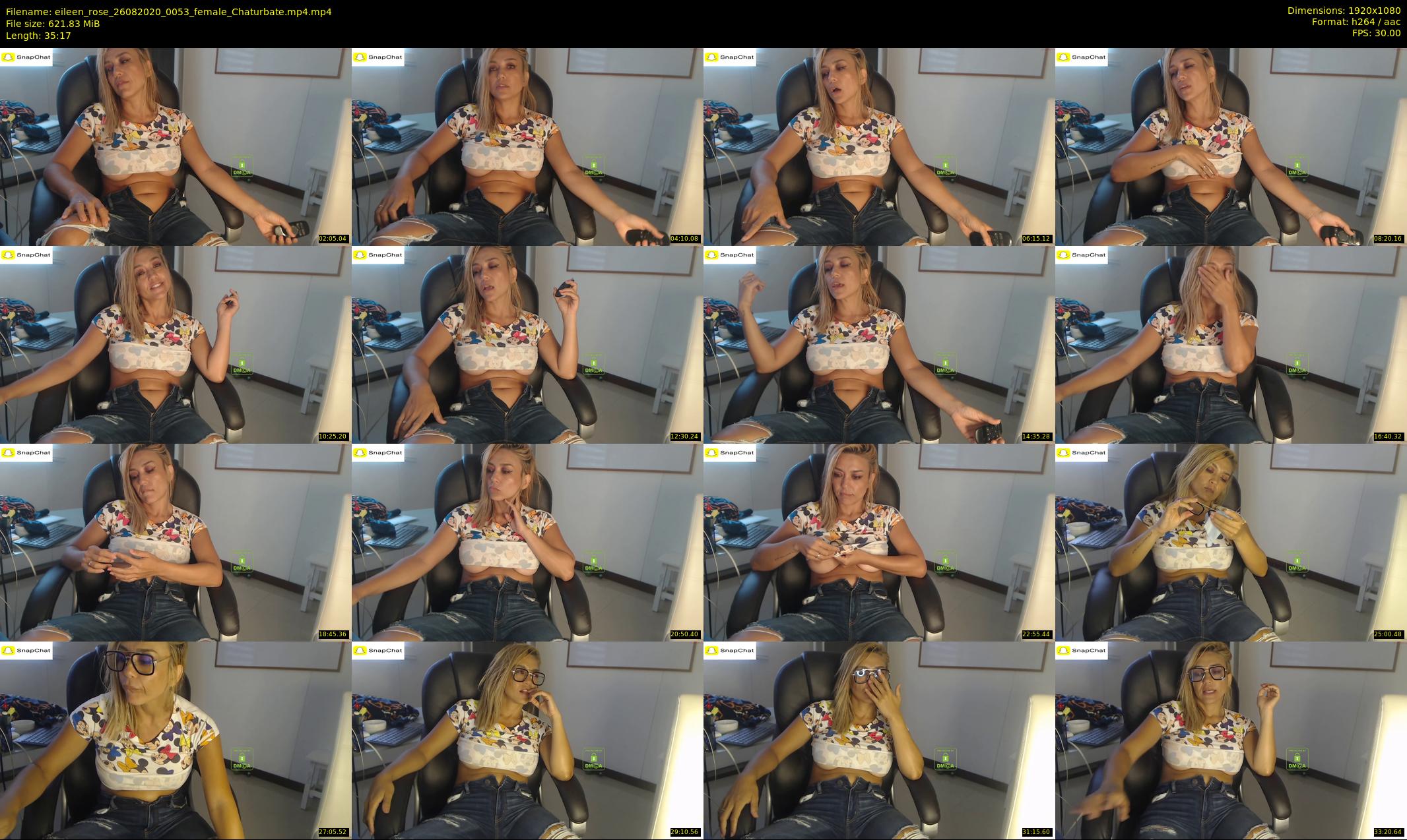 eileen_rose — 36 minute Chaturbate female cam show recording, 1080p, Aug 26, 2020