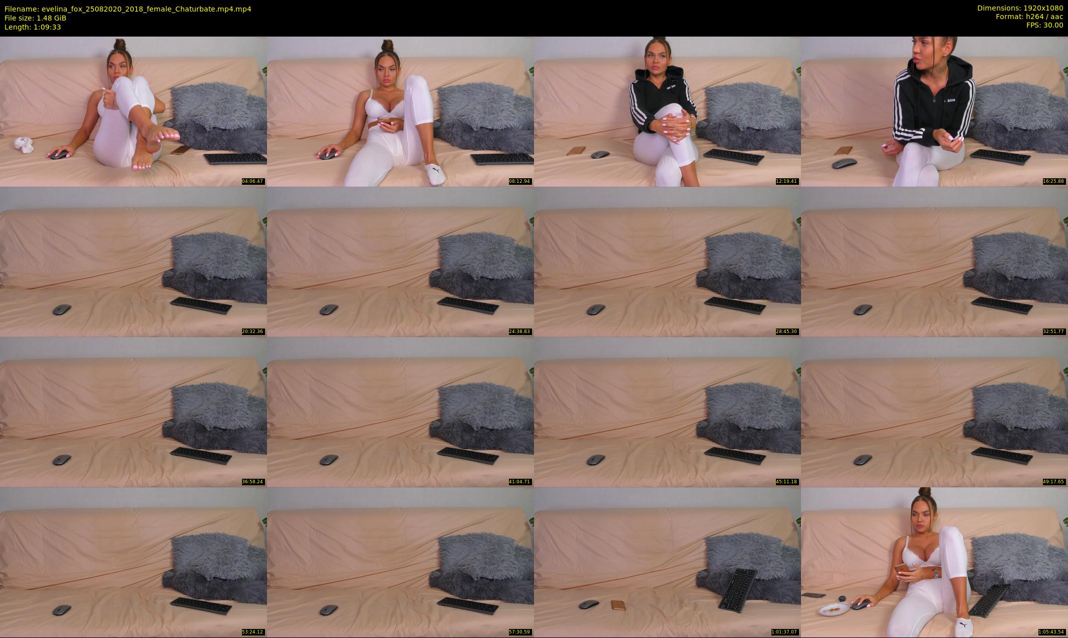 evelina_fox — 70 minute Chaturbate female cam show recording, 1080p, Aug 25, 2020