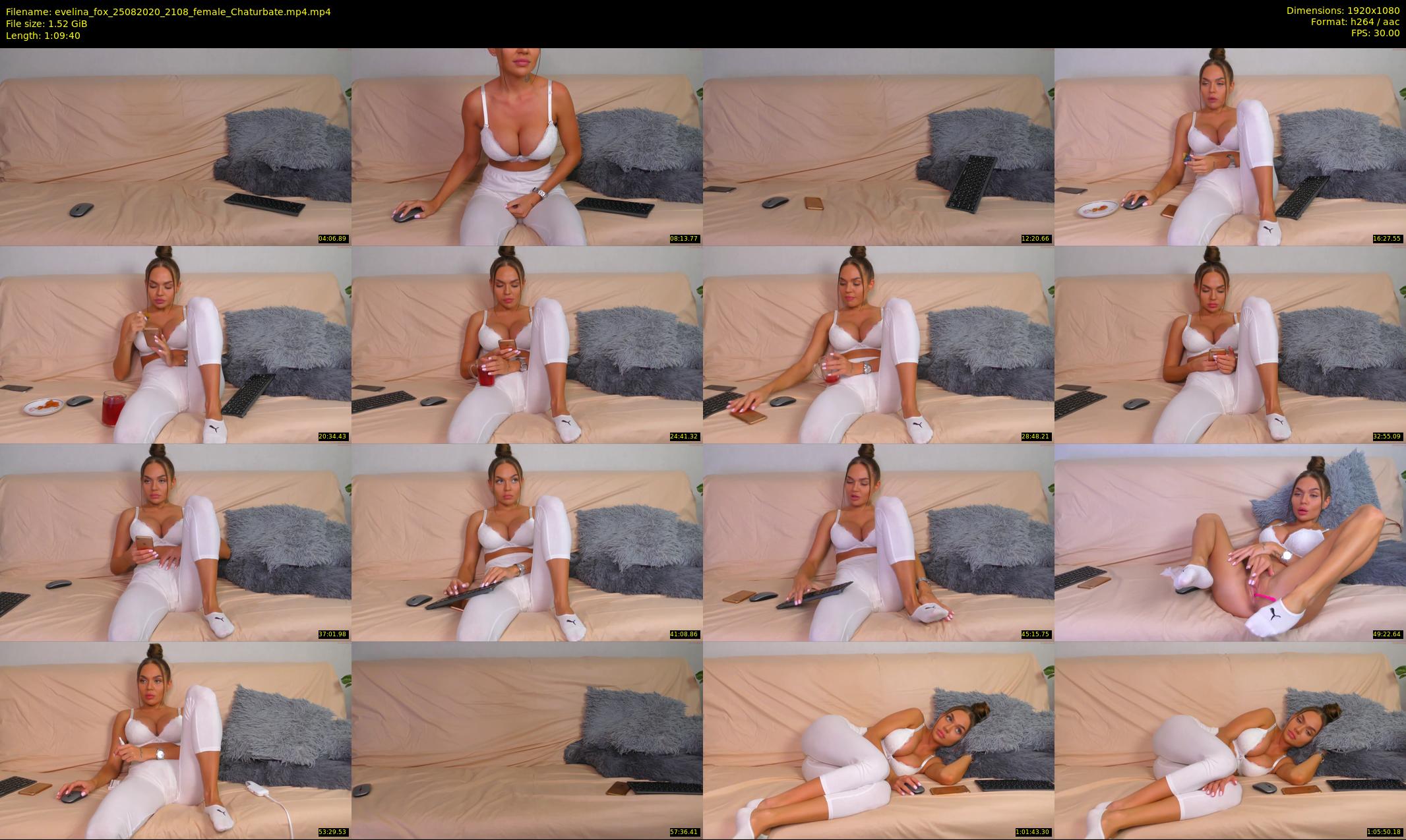 evelina_fox — 70 minute Chaturbate female cam show recording, 1080p, Aug 25, 2020