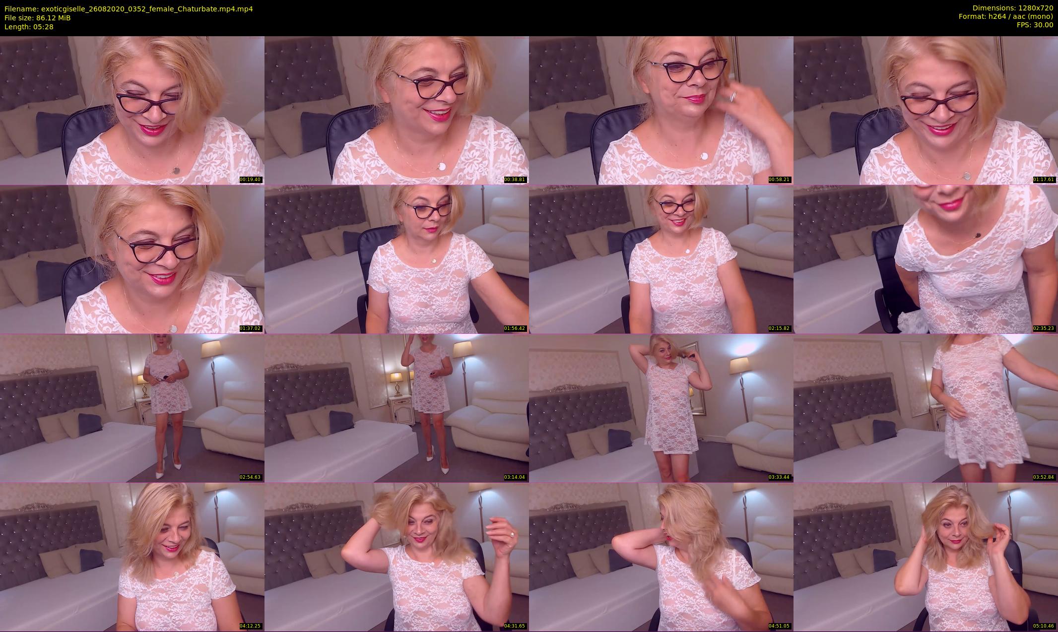 exoticgiselle — 6 minute Chaturbate female cam show recording, 720p, Aug 26, 2020