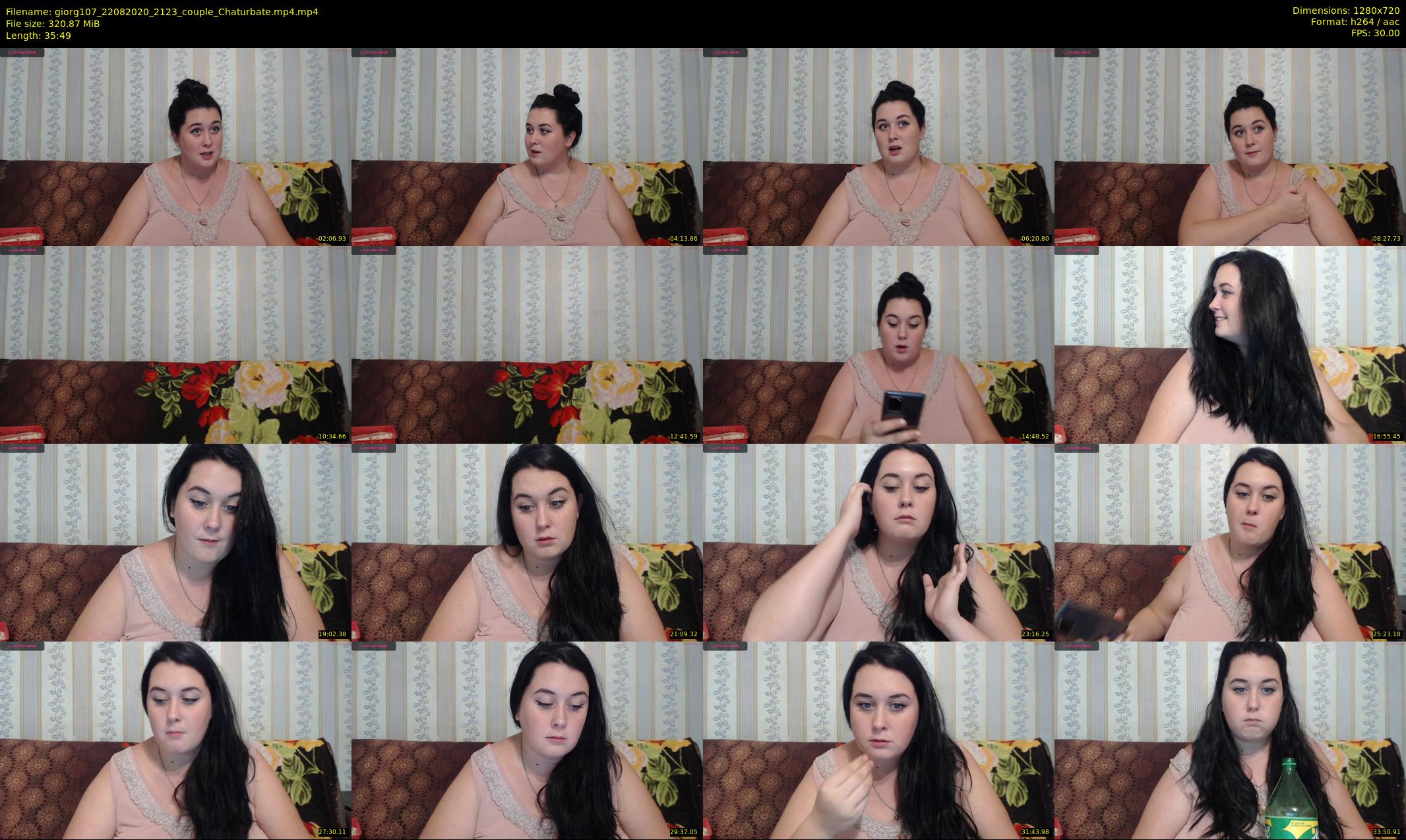 giorg107 — 36 minute Chaturbate couple cam show recording, 720p, Aug 22, 2020