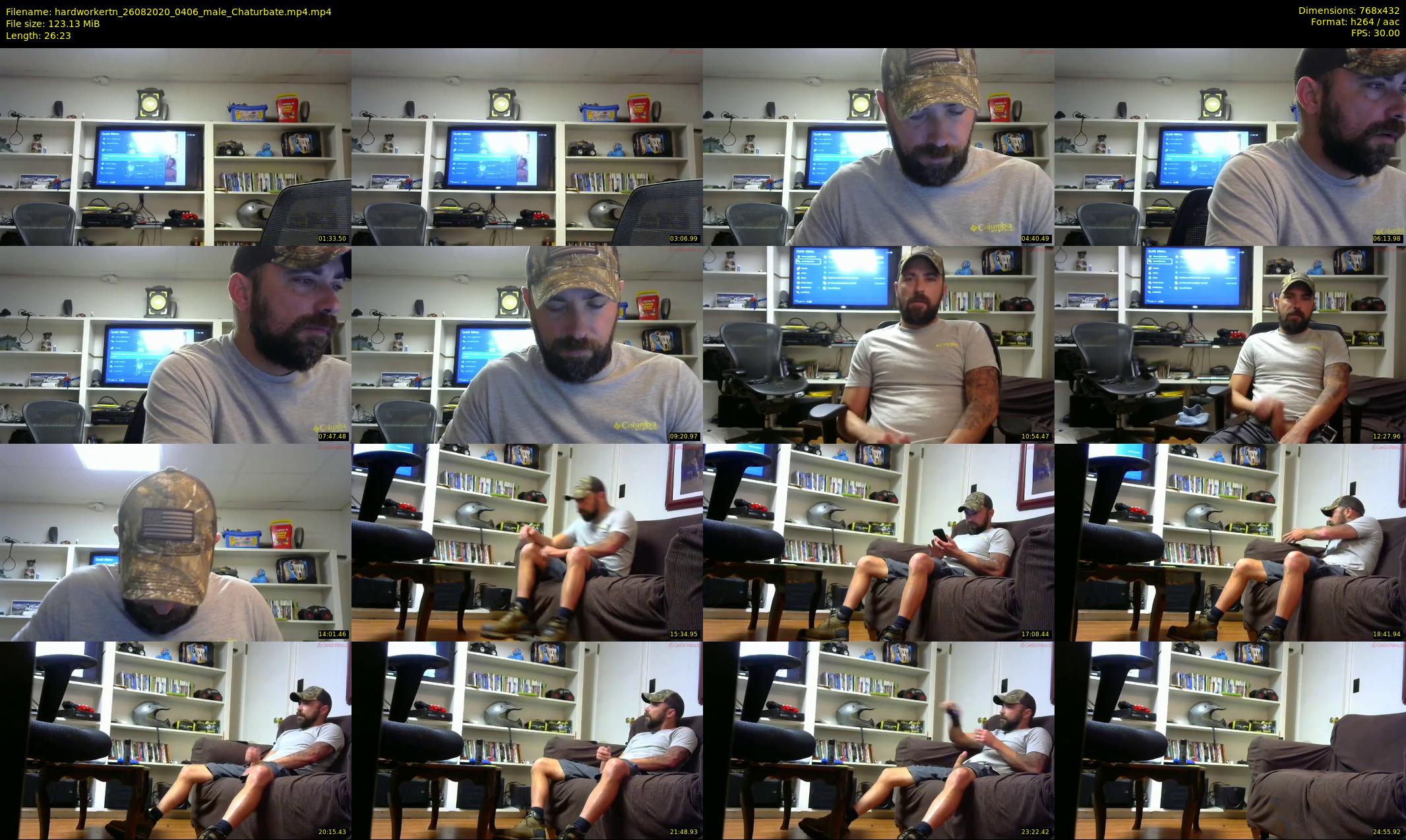 hardworkertn — 27 minute Chaturbate male cam show recording, 360p, Aug 26, 2020