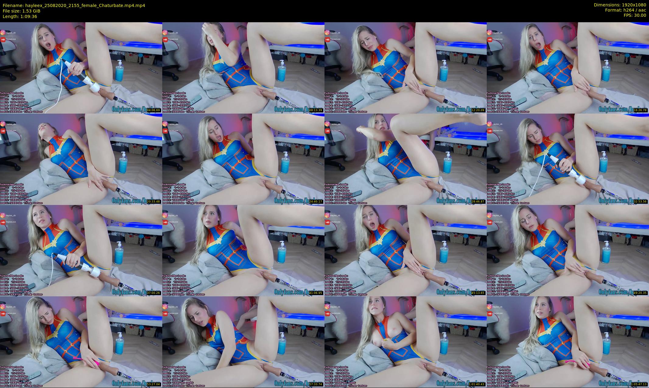 hayleex — 70 minute Chaturbate female cam show recording, 1080p, Aug 25, 2020