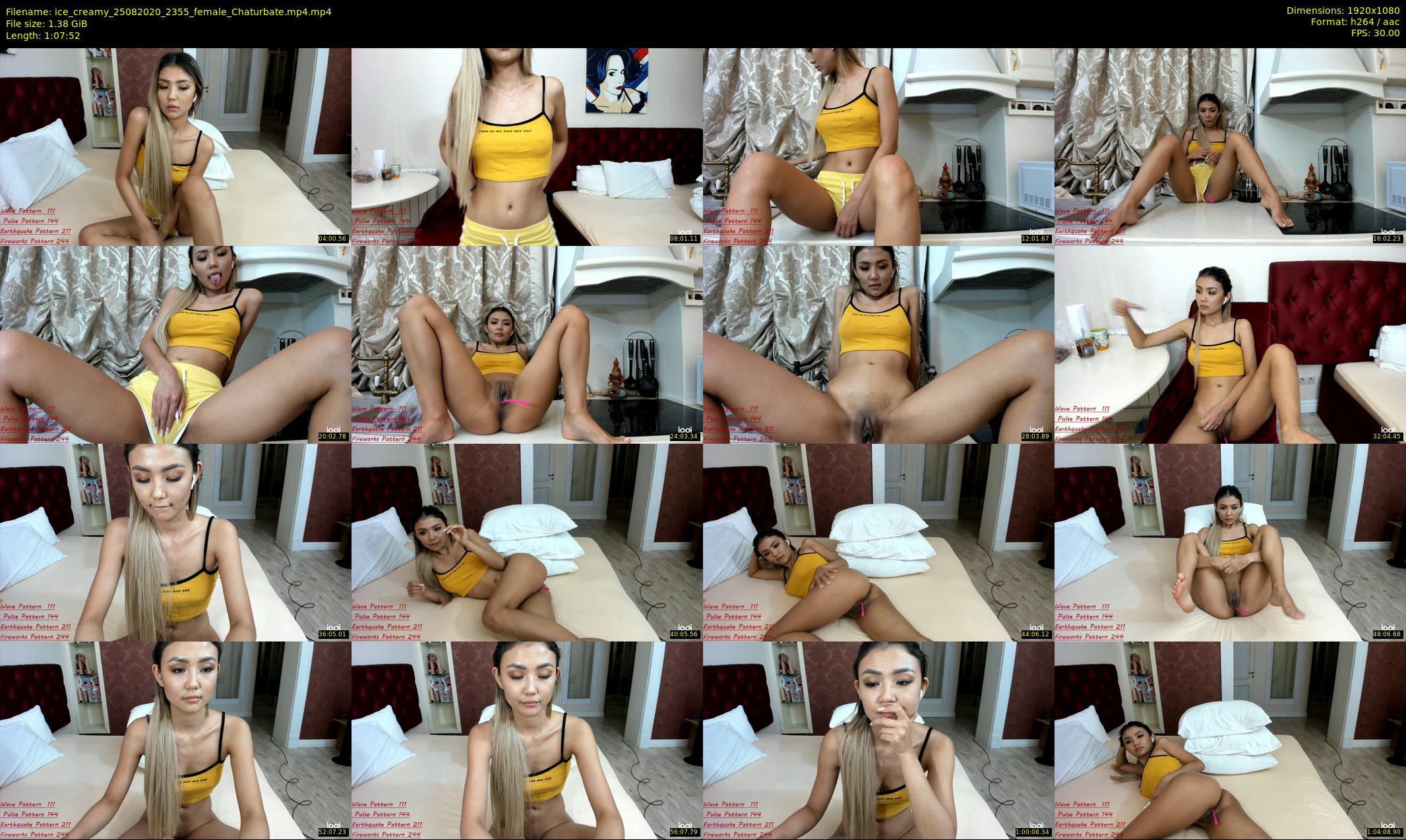 ice_creamy — 68 minute Chaturbate female cam show recording, 1080p, Aug 25, 2020
