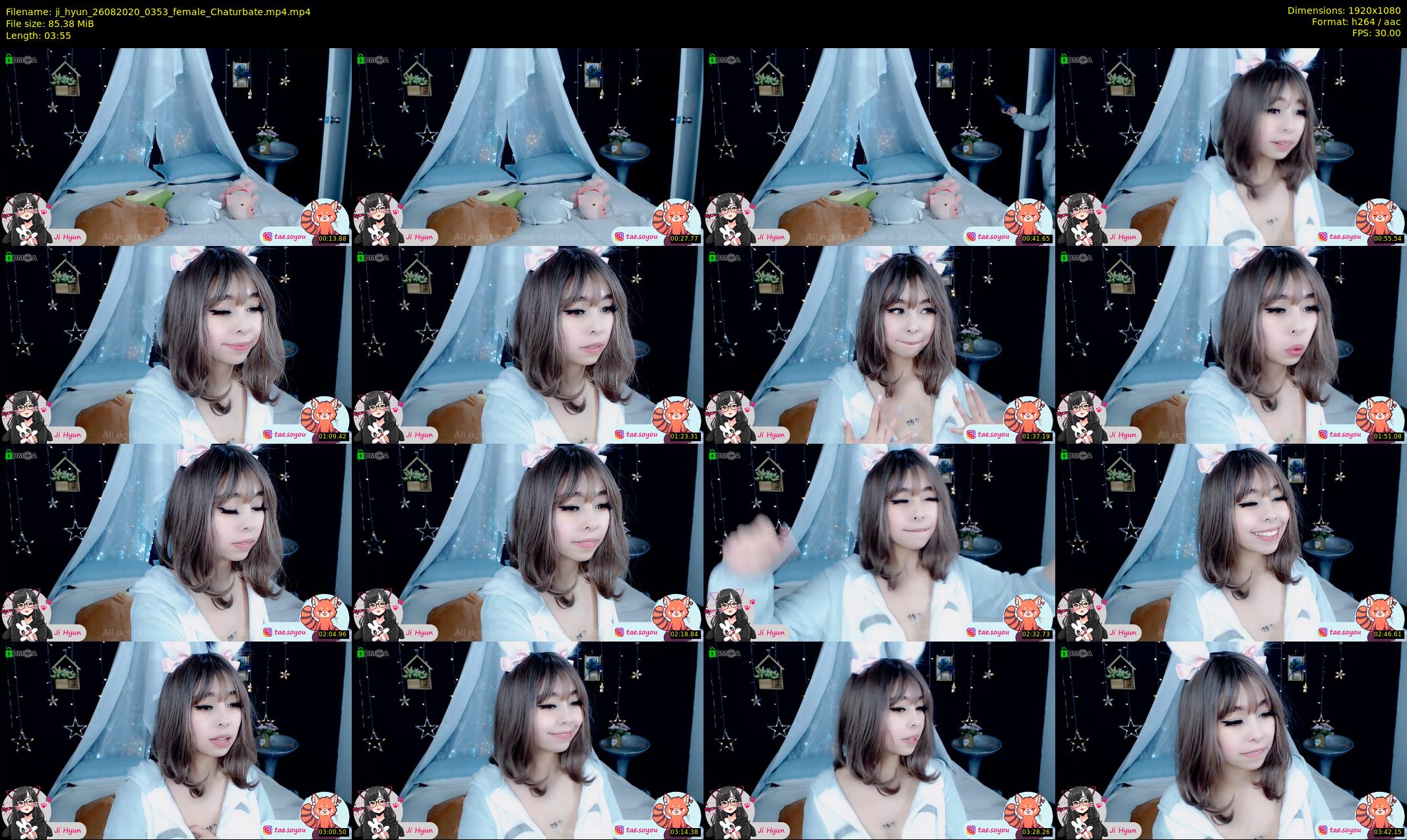ji_hyun — 4 minute Chaturbate female cam show recording, 1080p, Aug 26, 2020