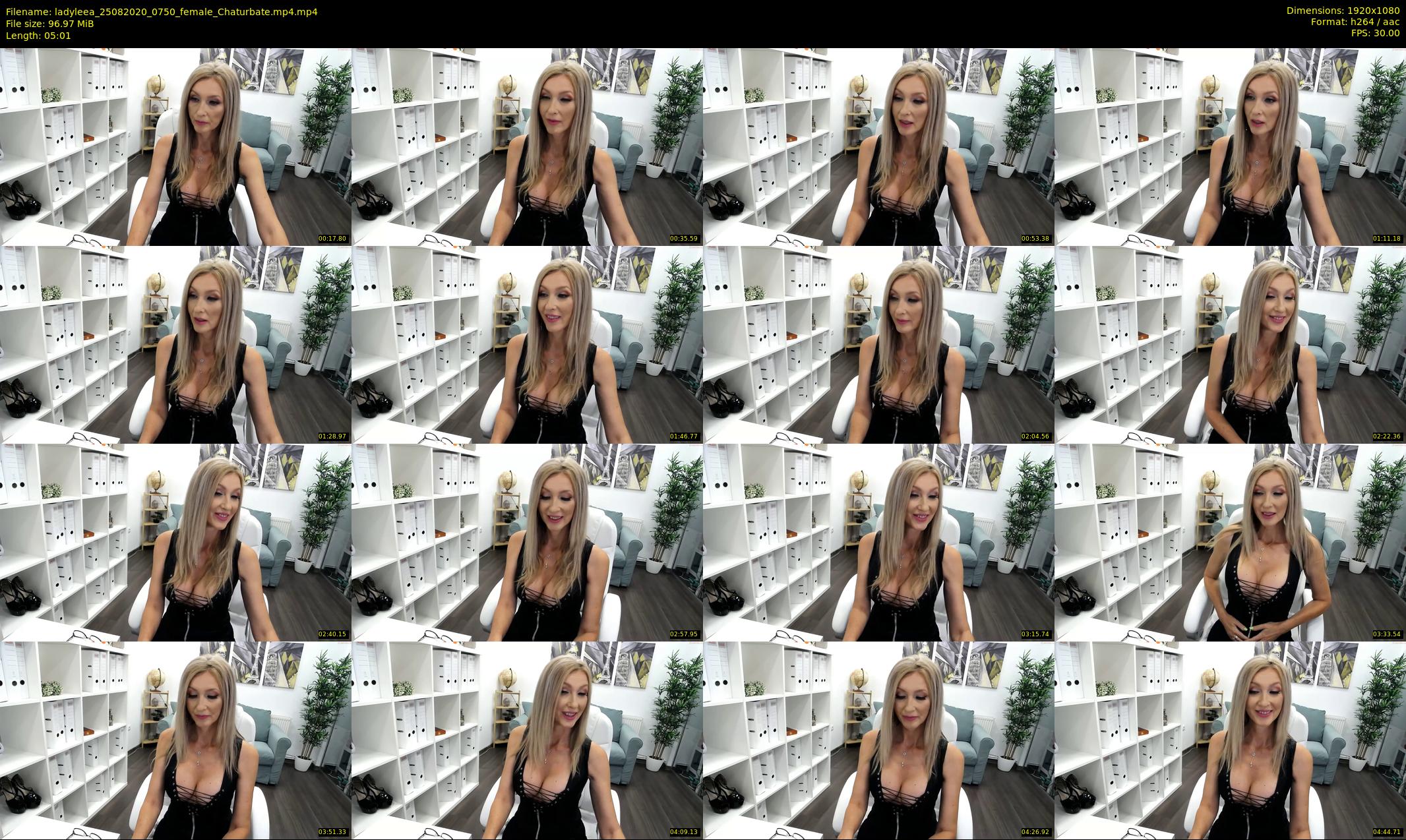 ladyleea — 6 minute Chaturbate female cam show recording, 1080p, Aug 25, 2020