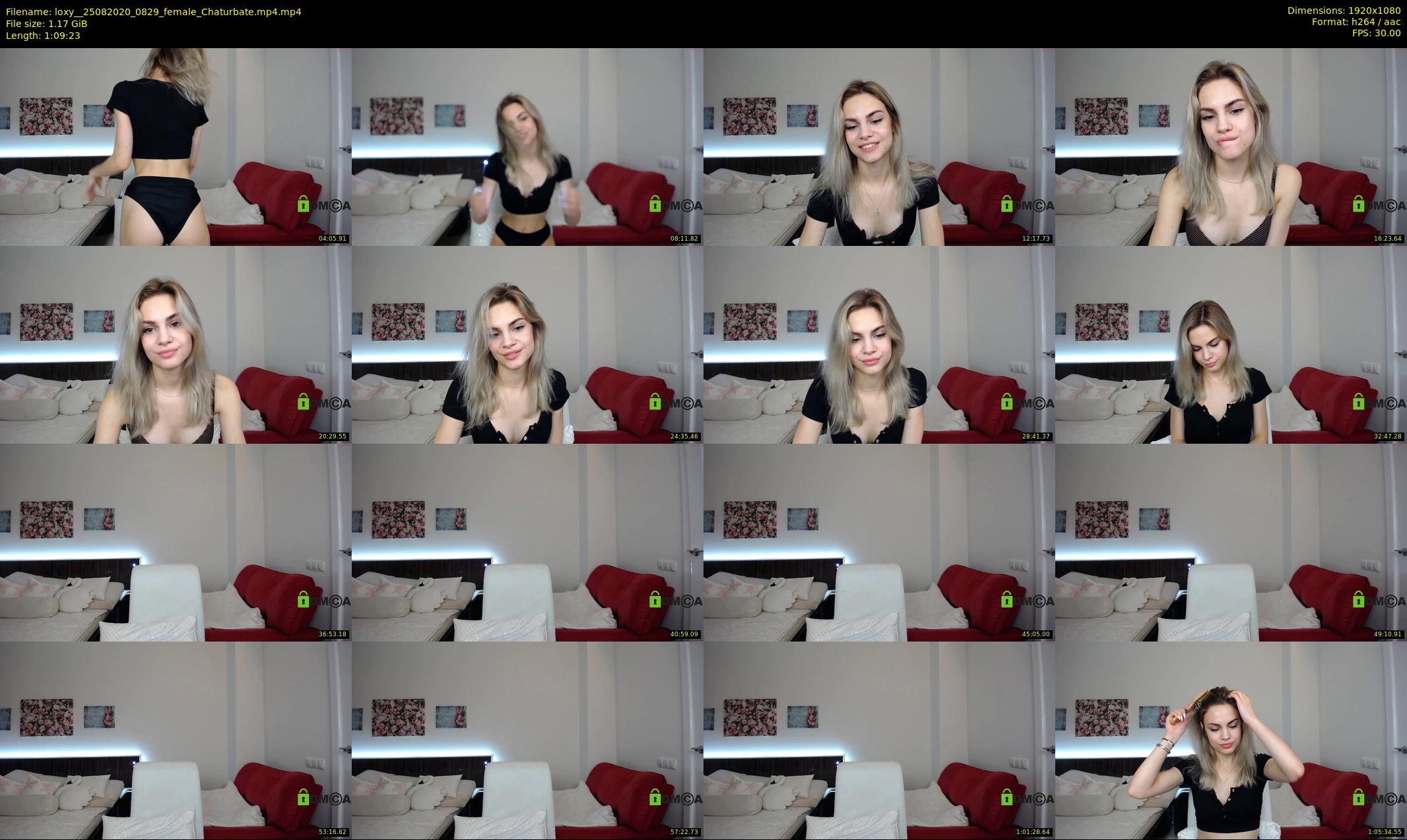 loxy_ — 70 minute Chaturbate female cam show recording, 1080p, Aug 25, 2020
