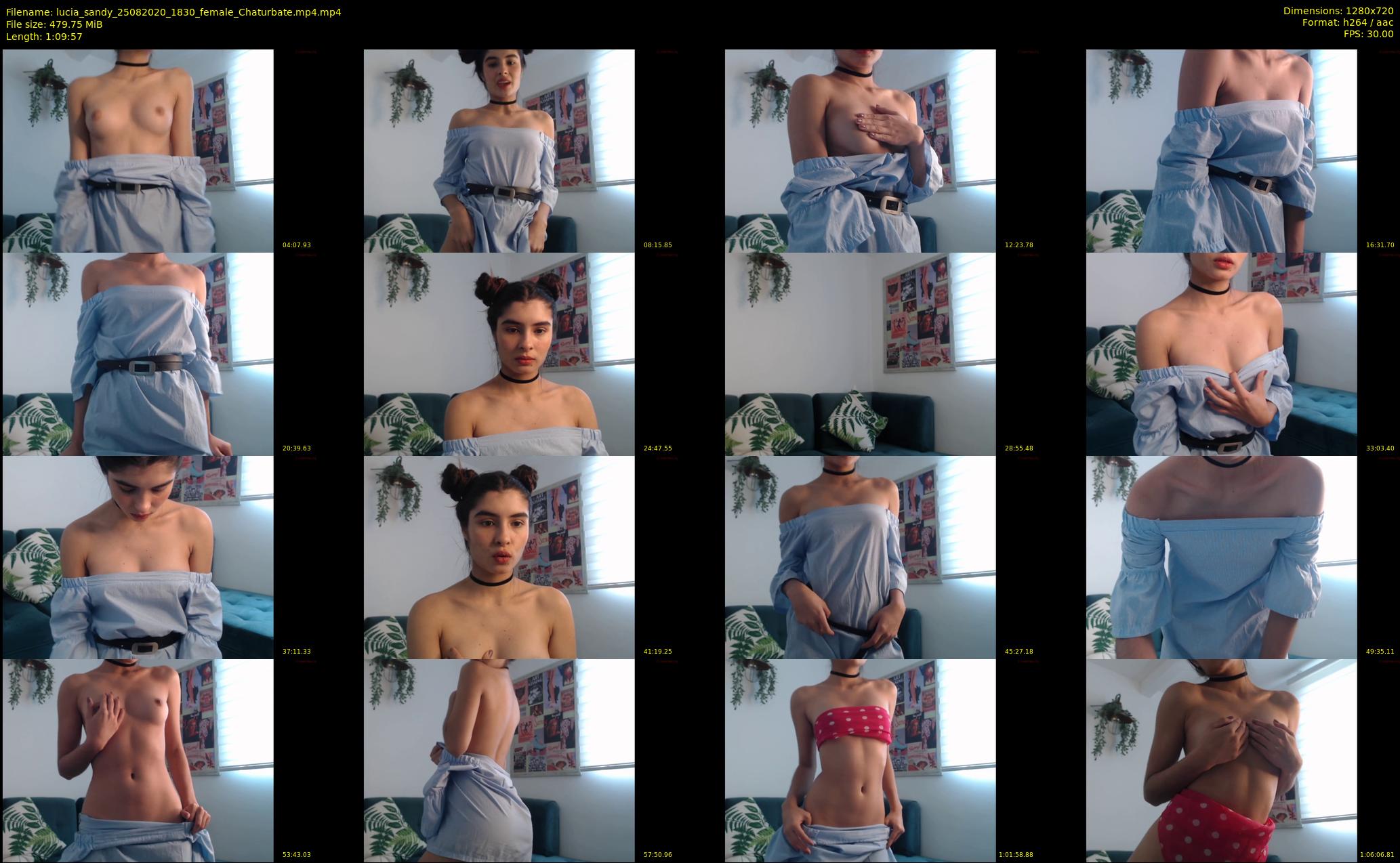 lucia_sandy — 70 minute Chaturbate female cam show recording, 720p, Aug 25, 2020