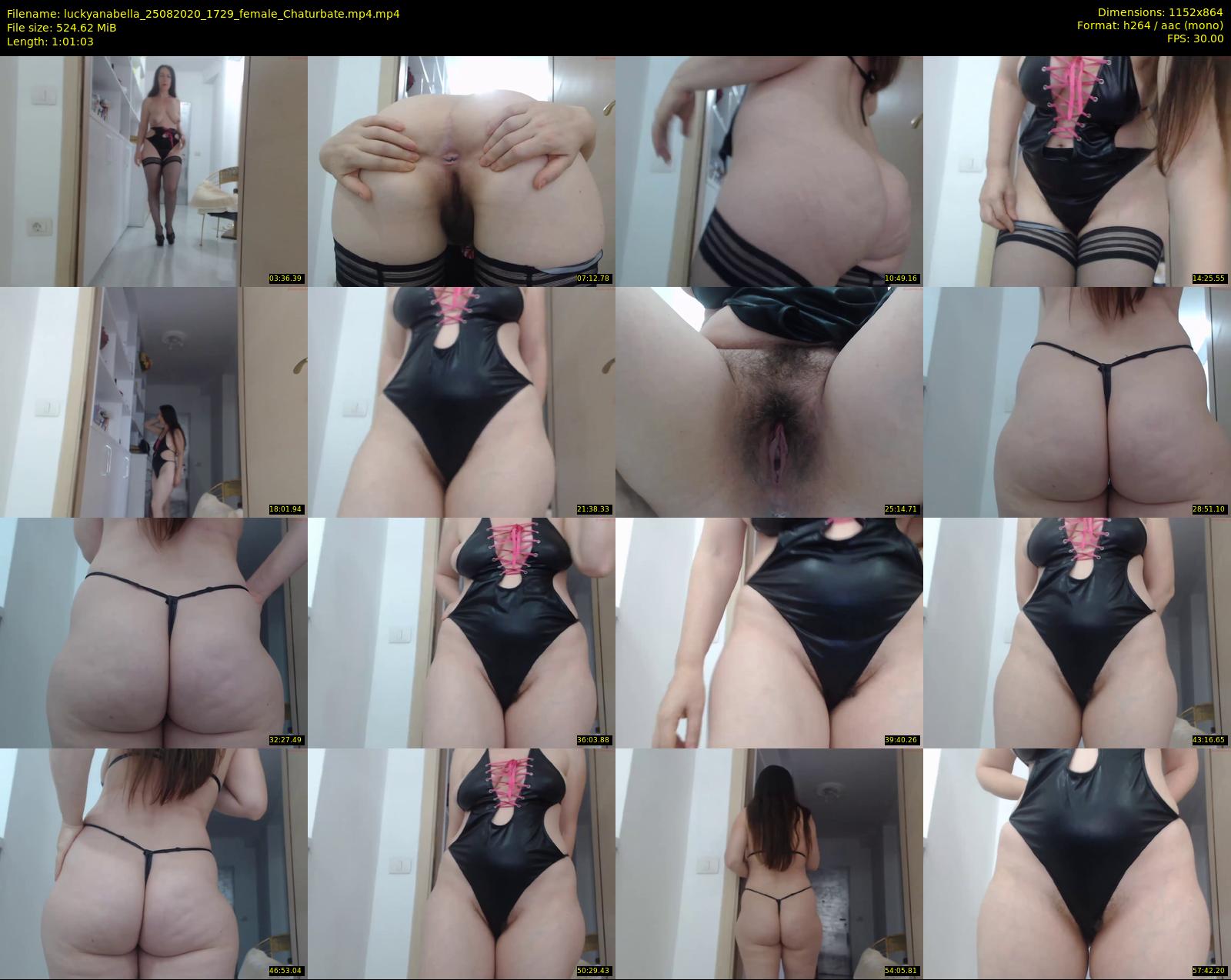 luckyanabella — 62 minute Chaturbate female cam show recording, 720p, Aug 25, 2020