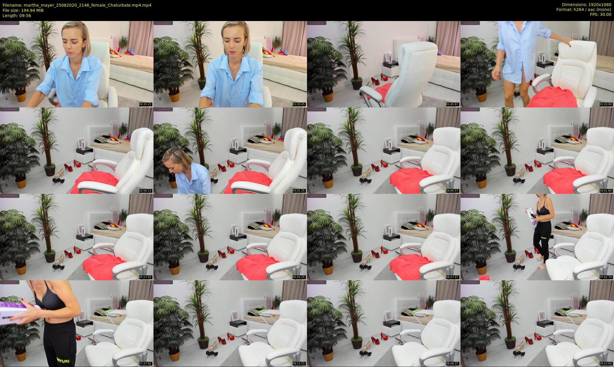 martha_mayer — 10 minute Chaturbate female cam show recording, 1080p, Aug 25, 2020