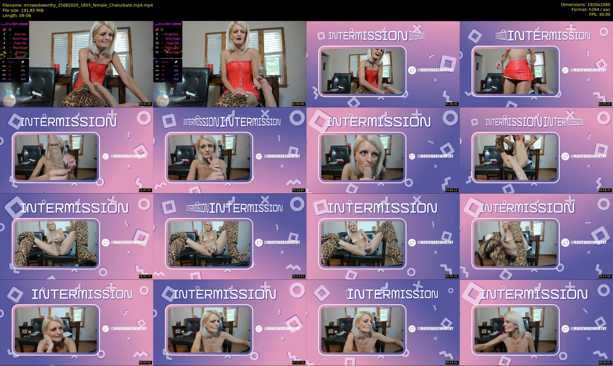 mrswadsworthy — 10 minute Chaturbate female cam show recording, 1080p, Aug 25, 2020