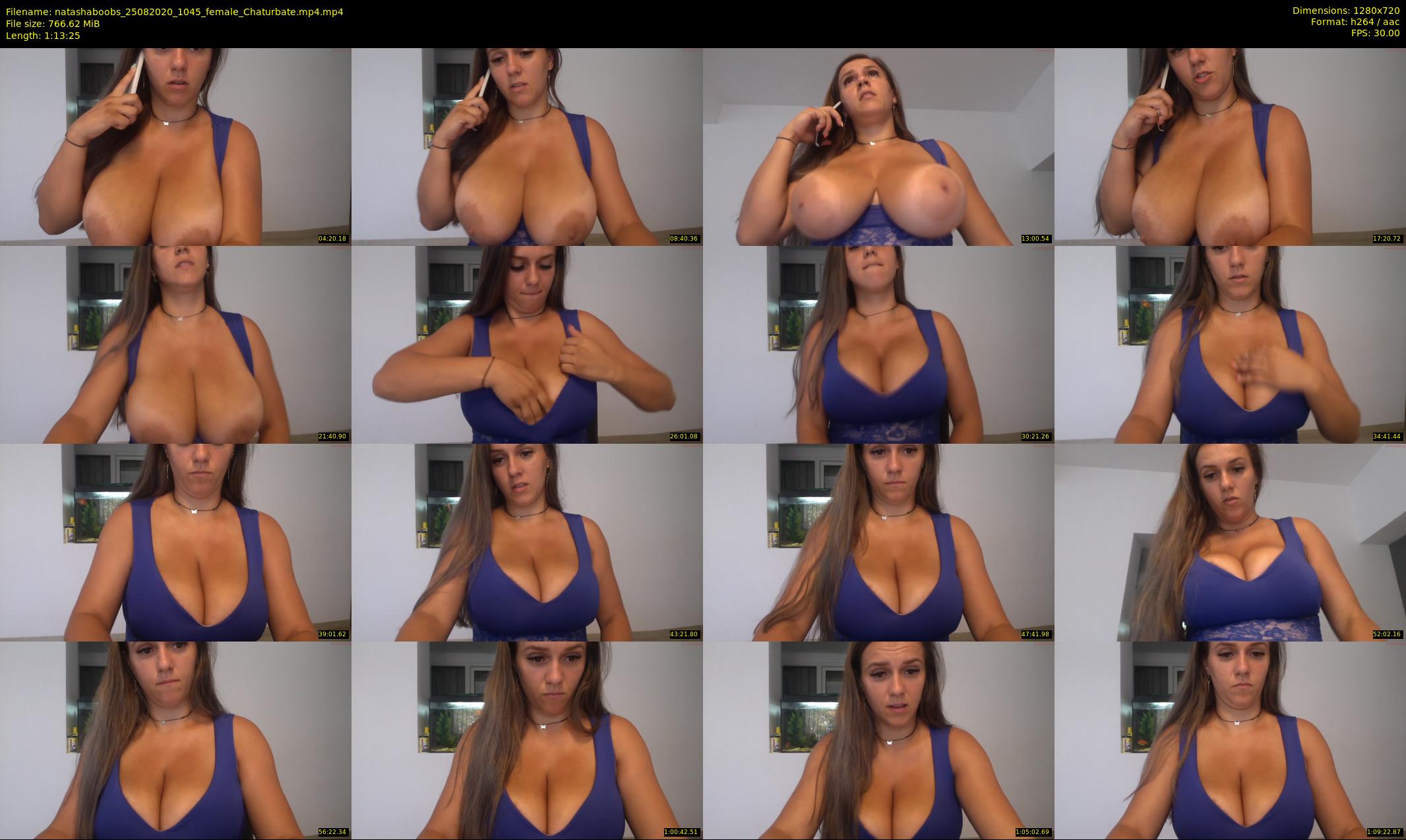 natashaboobs — 74 minute Chaturbate female cam show recording, 720p, Aug 25, 2020
