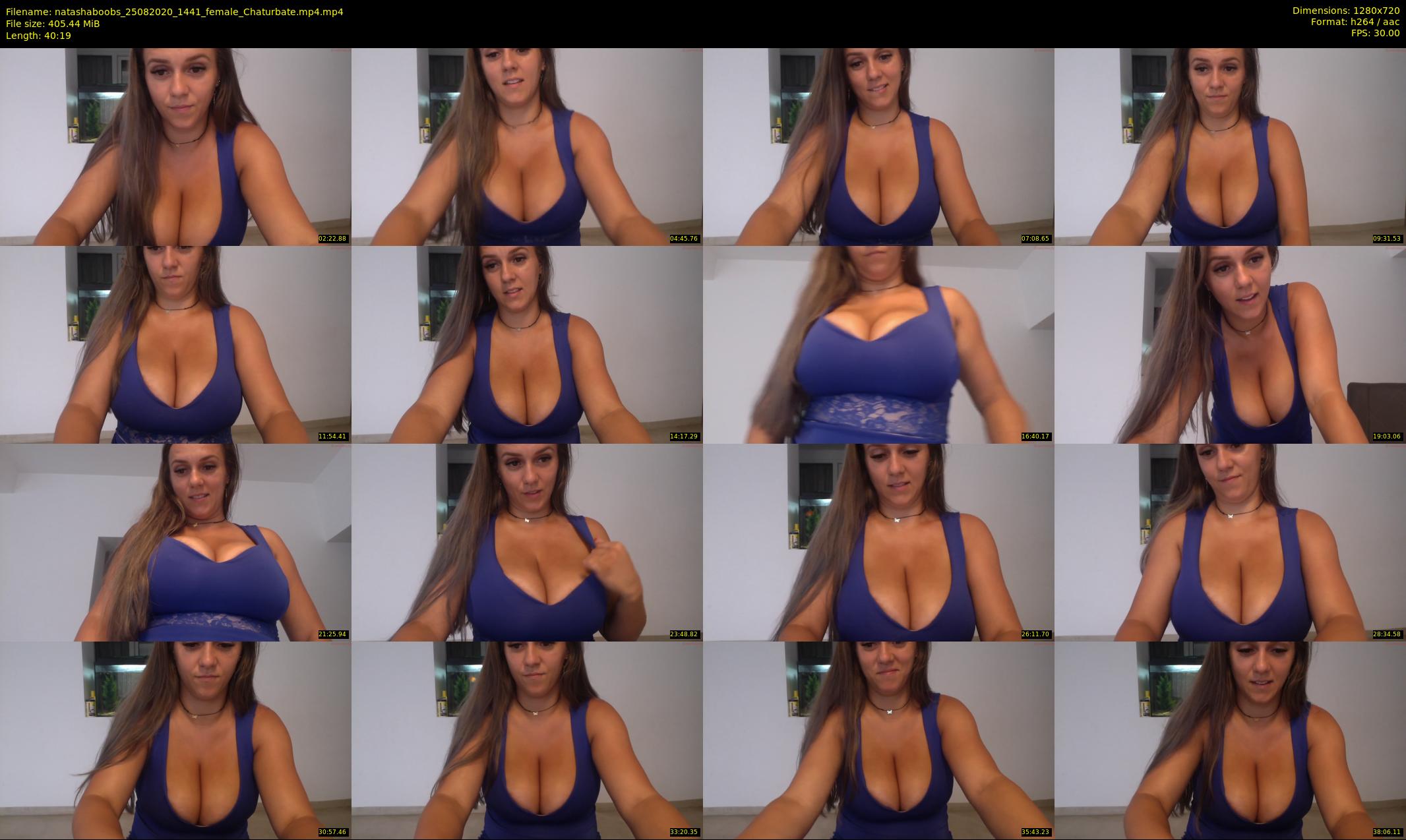 natashaboobs — 41 minute Chaturbate female cam show recording, 720p, Aug 25, 2020