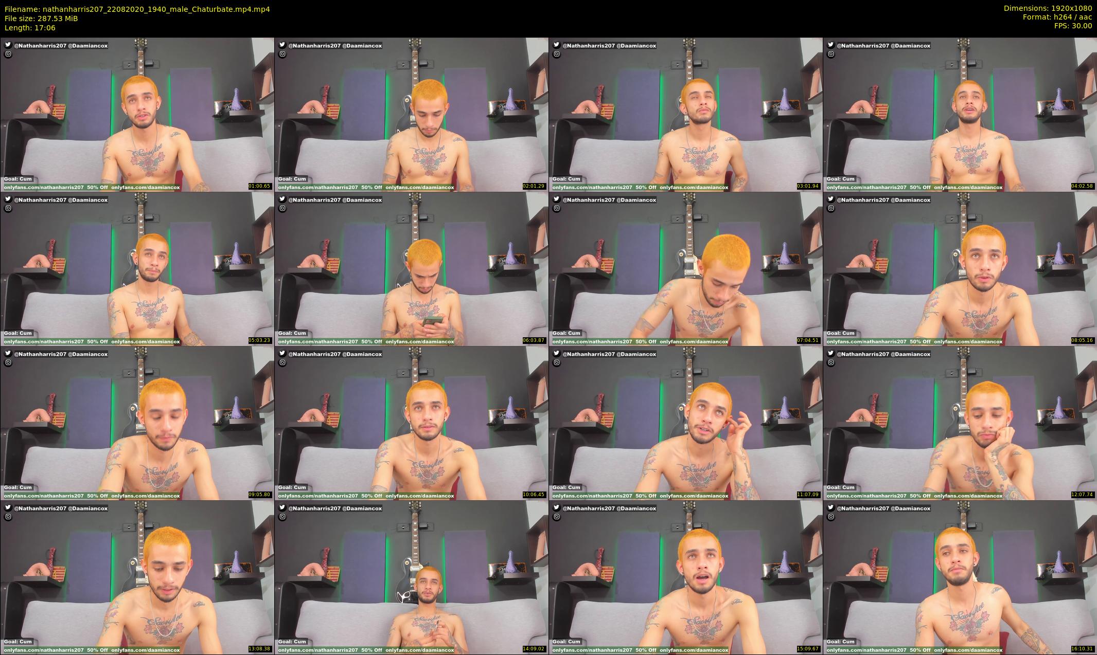 nathanharris207 — 18 minute Chaturbate male cam show recording, 1080p, Aug 22, 2020