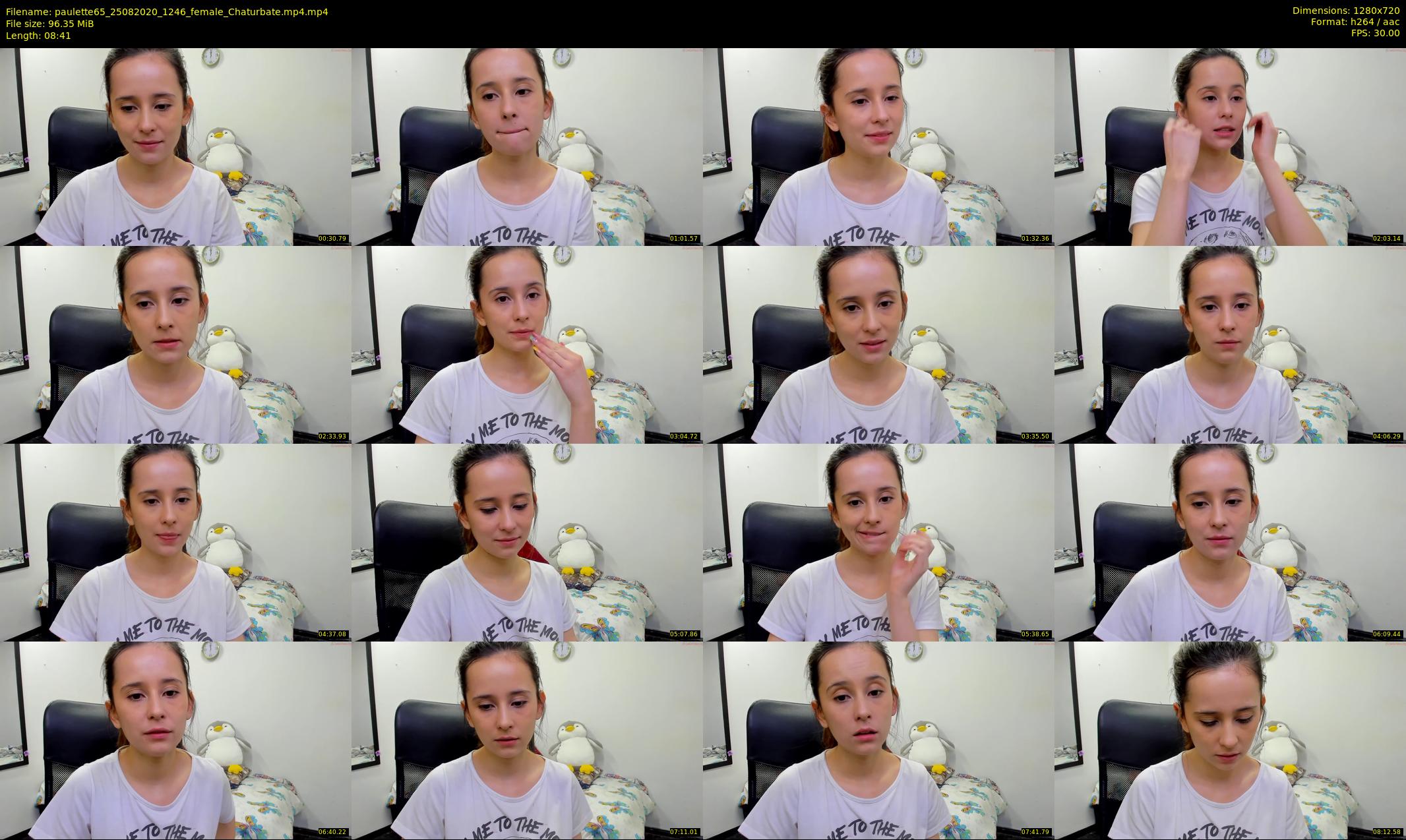 paulette65 — 9 minute Chaturbate female cam show recording, 720p, Aug 25, 2020