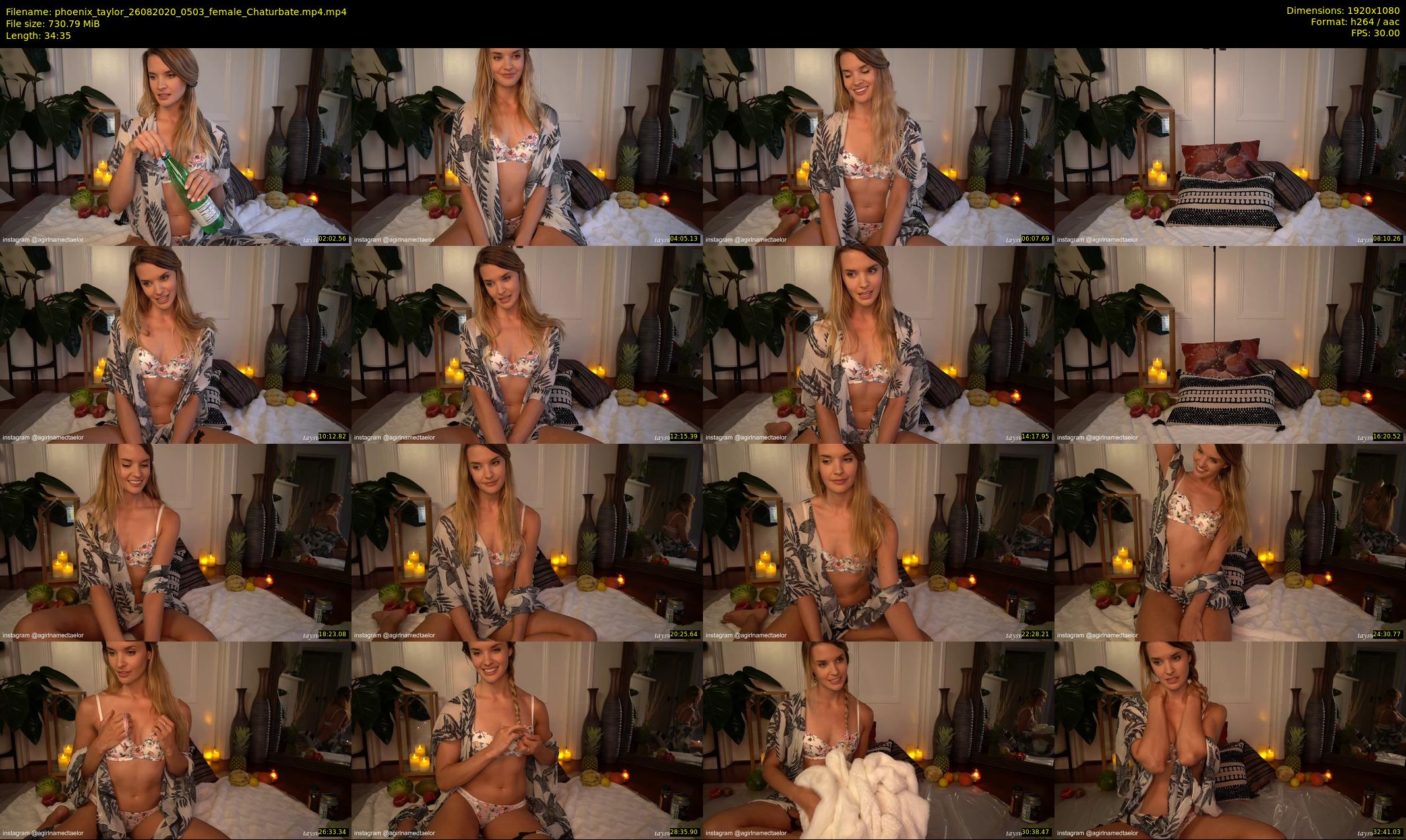 phoenix_taylor — 35 minute Chaturbate female cam show recording, 1080p, Aug 26, 2020