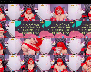 pyrowayne — 54 minute Chaturbate female cam show recording, 720p, Aug 26, 2020