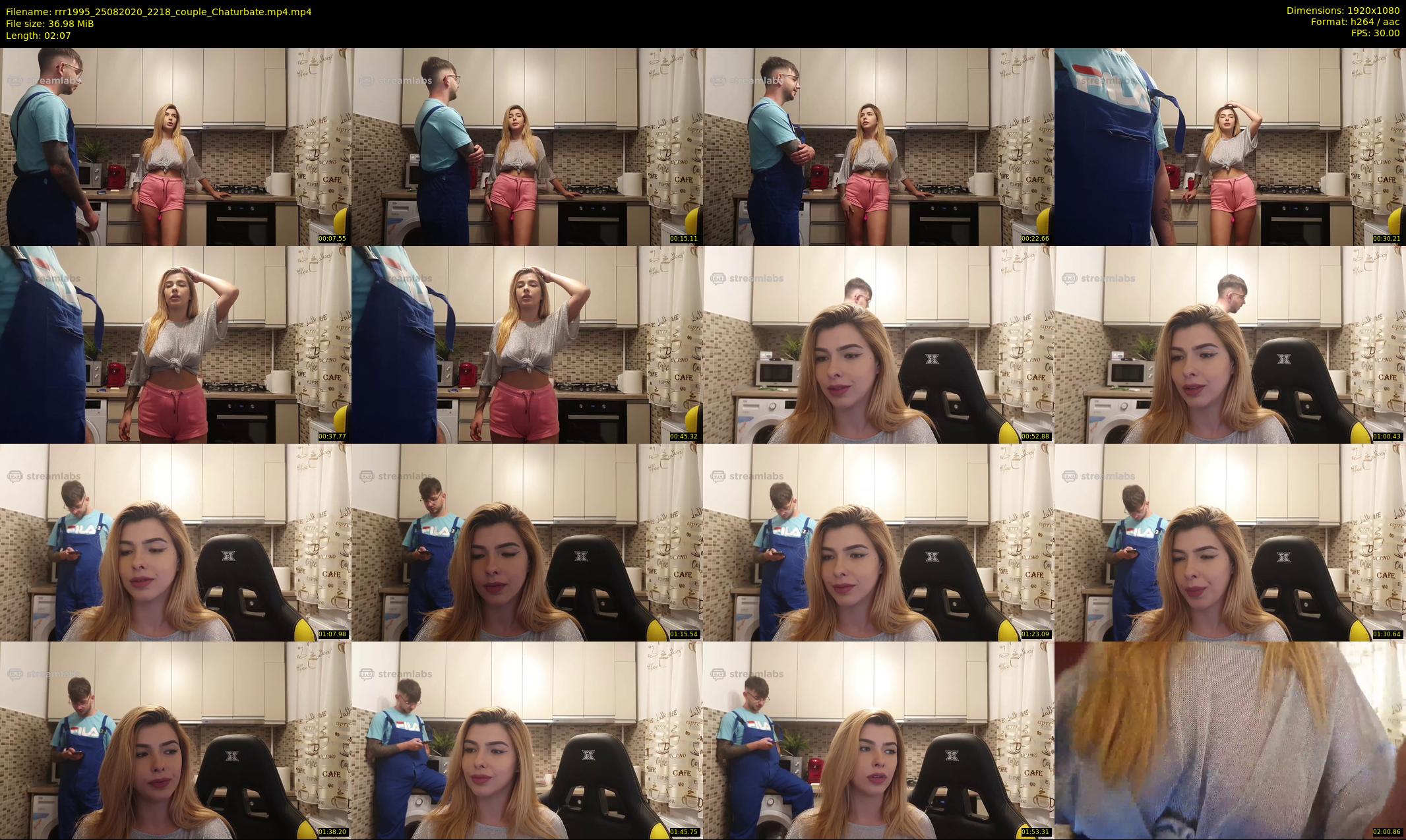 rrr1995 — 3 minute Chaturbate couple cam show recording, 1080p, Aug 25, 2020