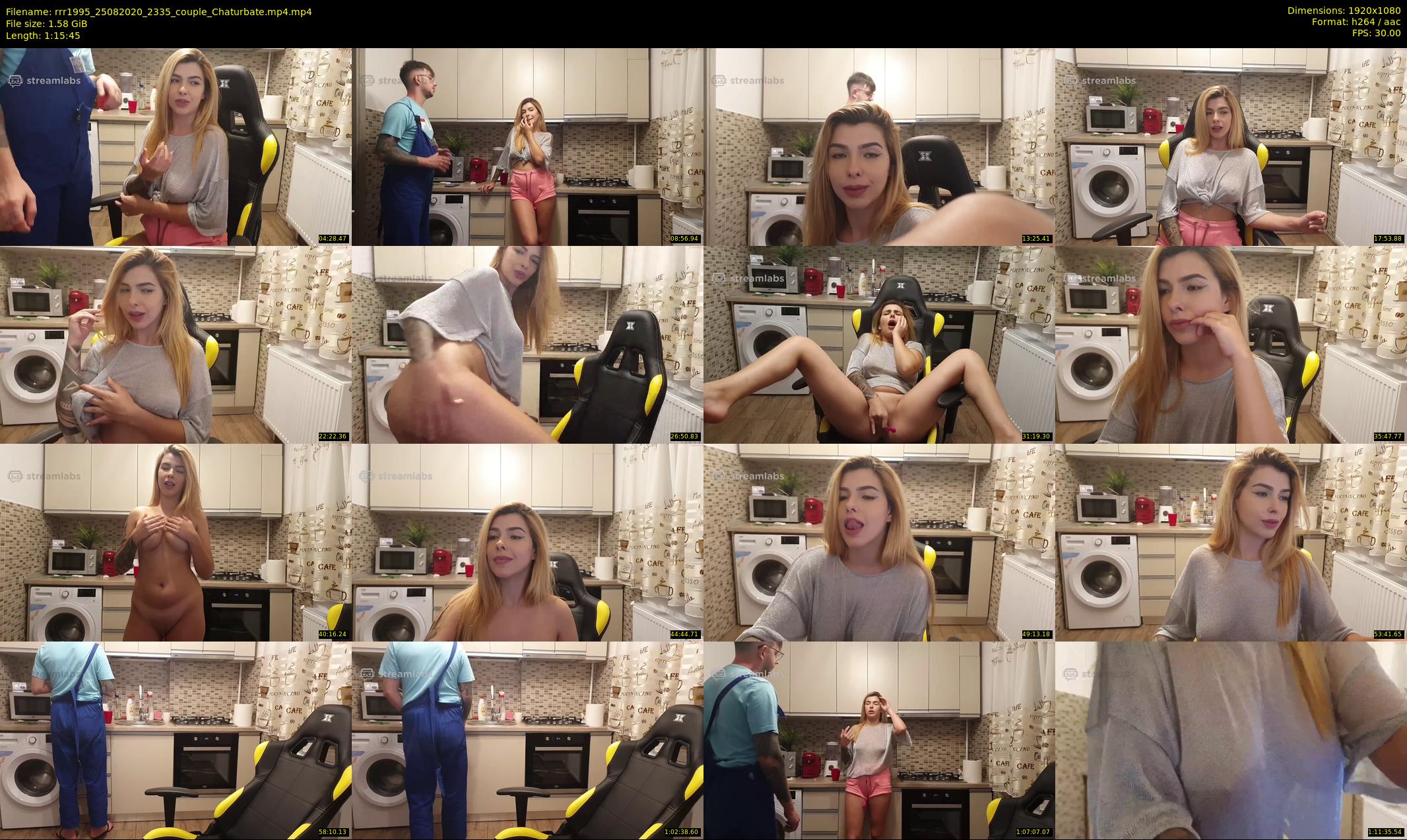 rrr1995 — 76 minute Chaturbate couple cam show recording, 1080p, Aug 25, 2020
