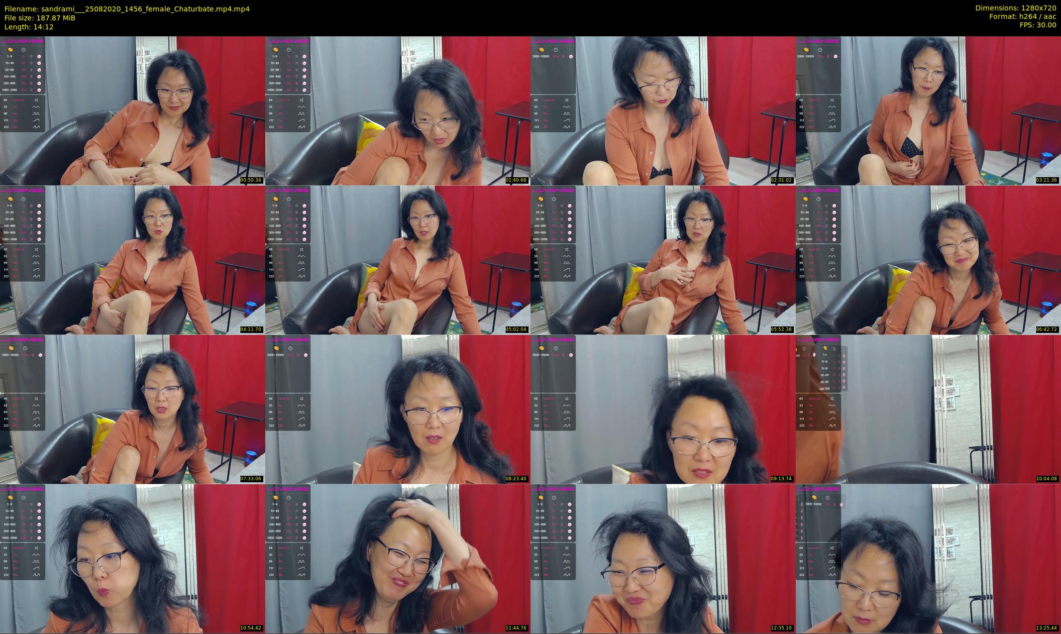 sandrami__ — 15 minute Chaturbate female cam show recording, 720p, Aug 25, 2020