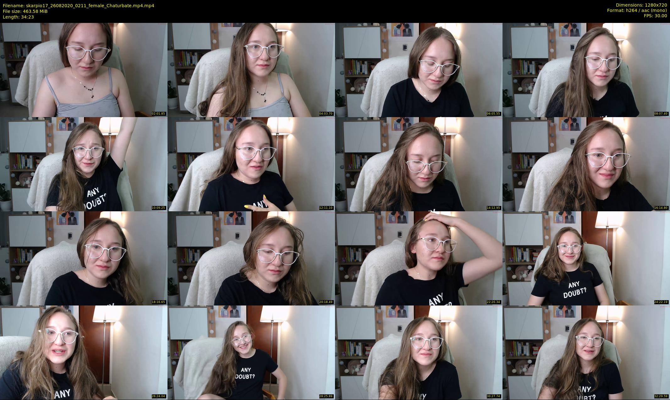 skarpio17 — 35 minute Chaturbate female cam show recording, 720p, Aug 26, 2020