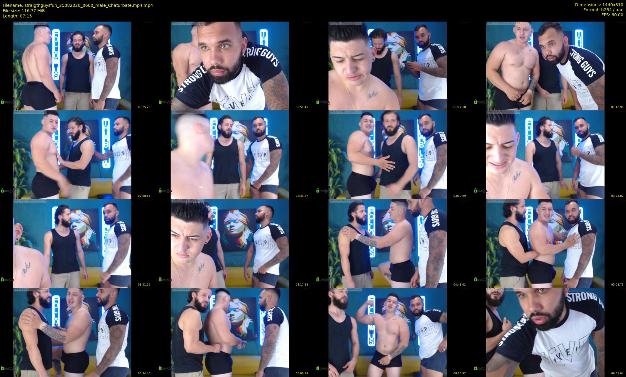 straigthguysfun — 8 minute Chaturbate male cam show recording, 720p, Aug 25, 2020