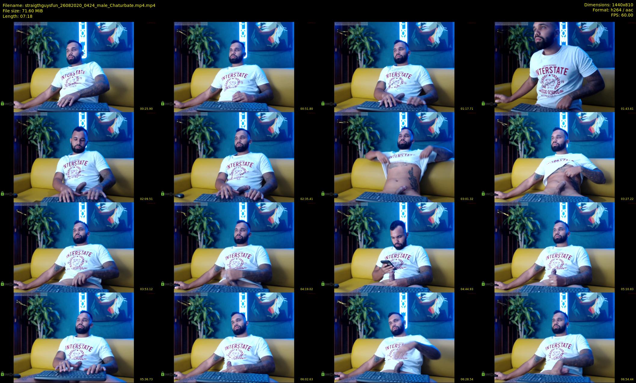 straigthguysfun — 8 minute Chaturbate male cam show recording, 720p, Aug 26, 2020