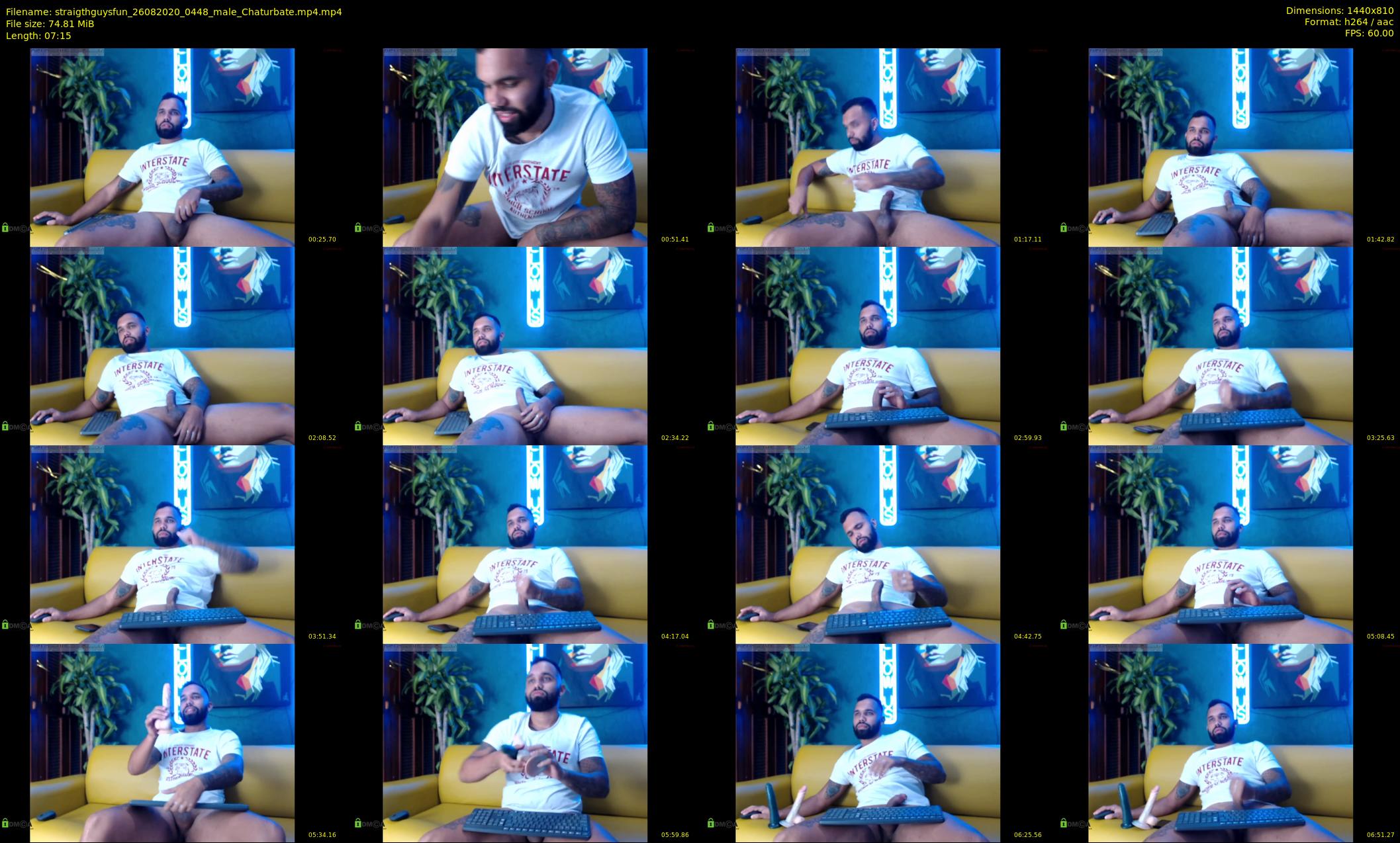 straigthguysfun — 8 minute Chaturbate male cam show recording, 720p, Aug 26, 2020