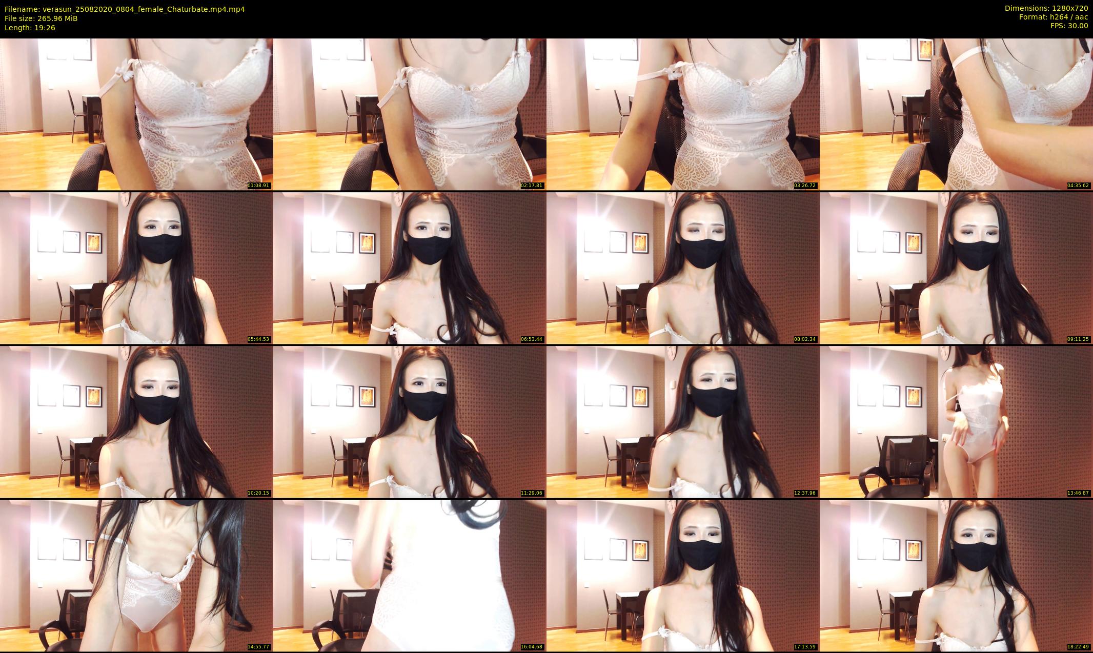 verasun — 20 minute Chaturbate female cam show recording, 720p, Aug 25, 2020