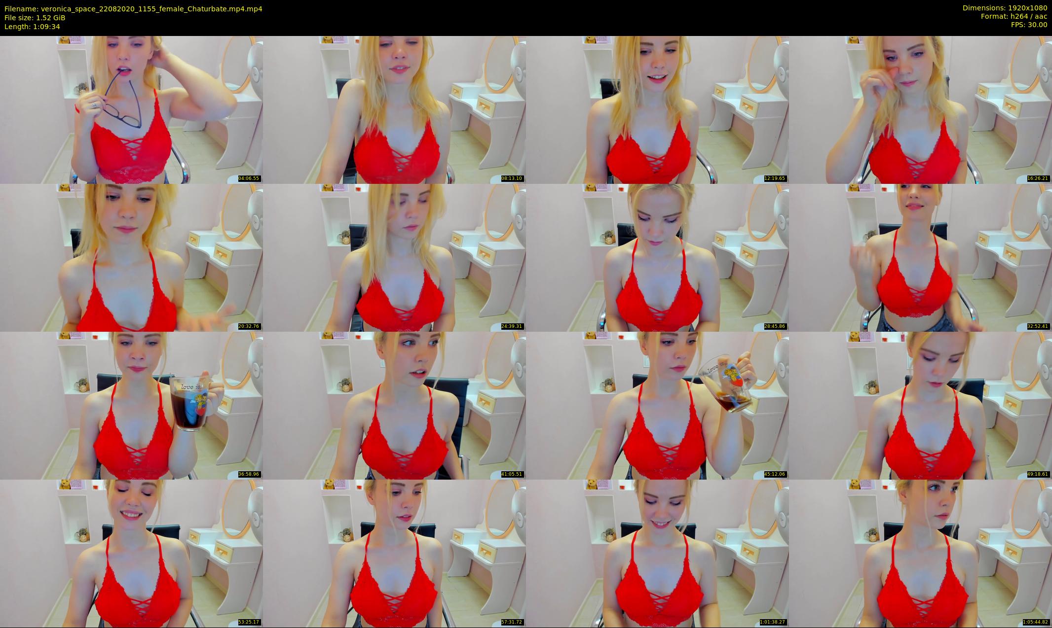 veronica_space — 70 minute Chaturbate female cam show recording, 1080p, Aug 22, 2020
