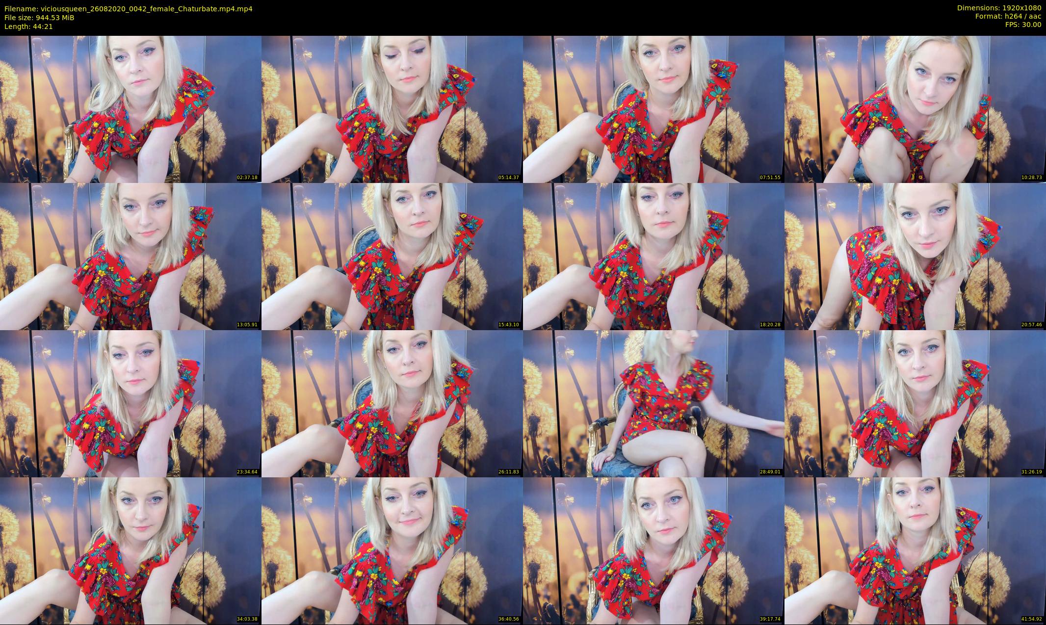 viciousqueen — 45 minute Chaturbate female cam show recording, 1080p, Aug 26, 2020