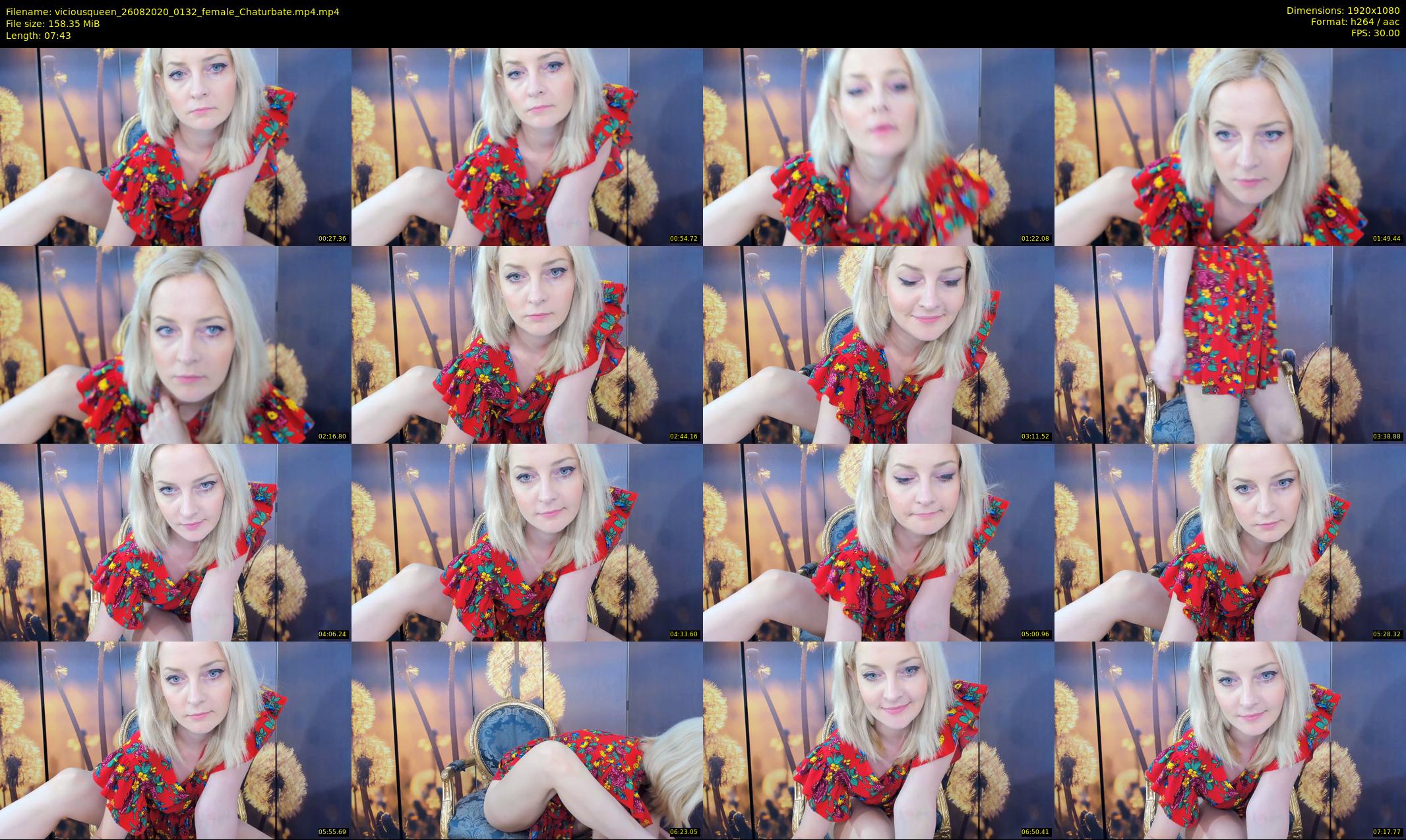 viciousqueen — 8 minute Chaturbate female cam show recording, 1080p, Aug 26, 2020