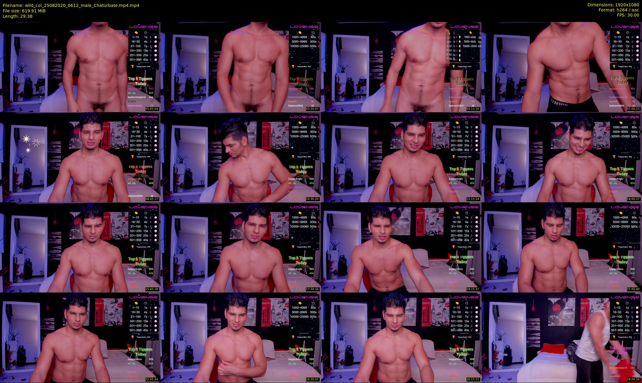 wild_col — 30 minute Chaturbate male cam show recording, 1080p, Aug 25, 2020
