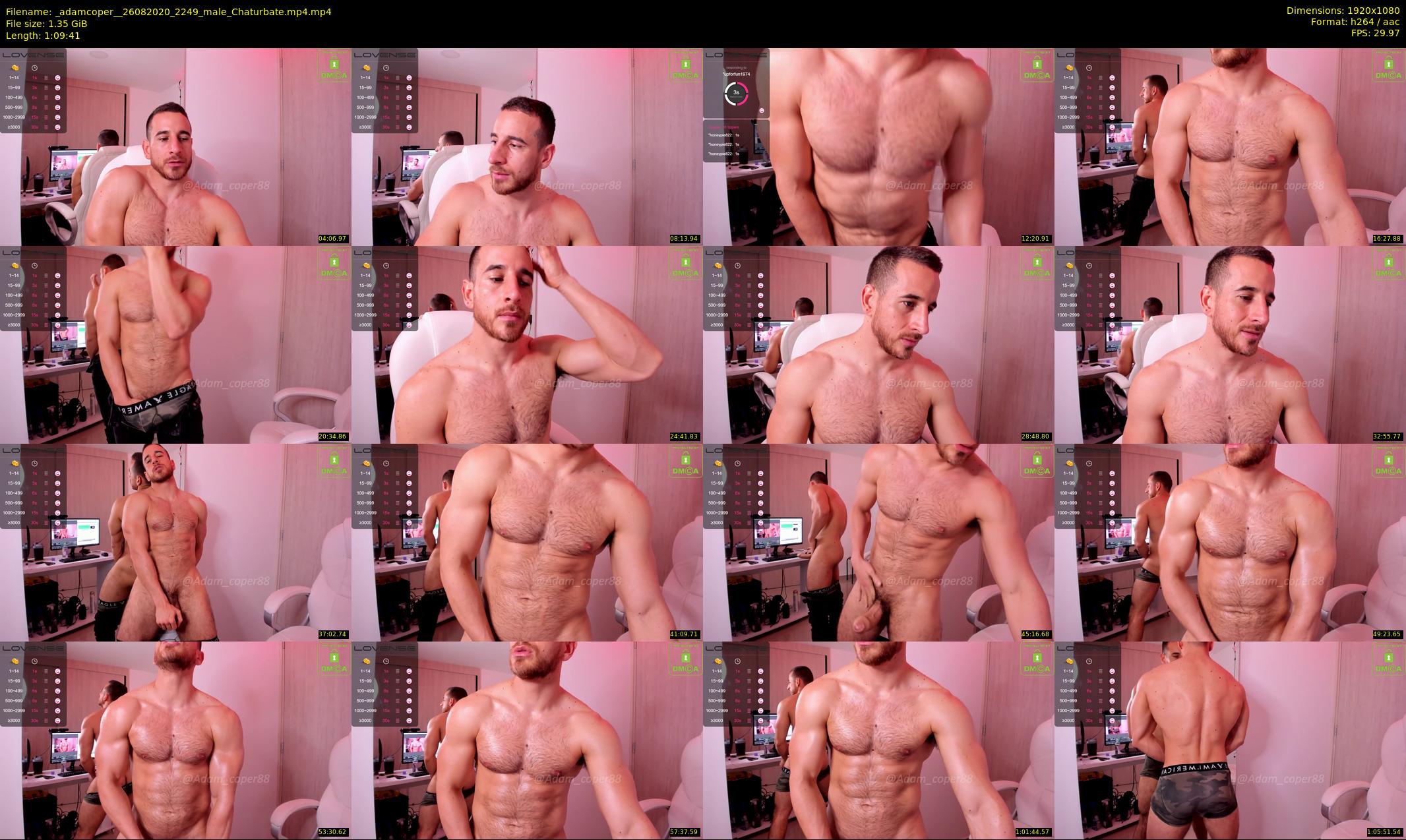 _adamcoper_ — 70 minute Chaturbate male cam show recording, 1080p, Aug 26, 2020