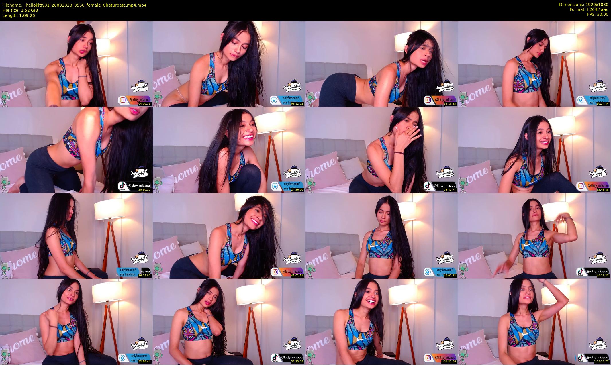 _hellokitty01 — 70 minute Chaturbate female cam show recording, 1080p, Aug 26, 2020