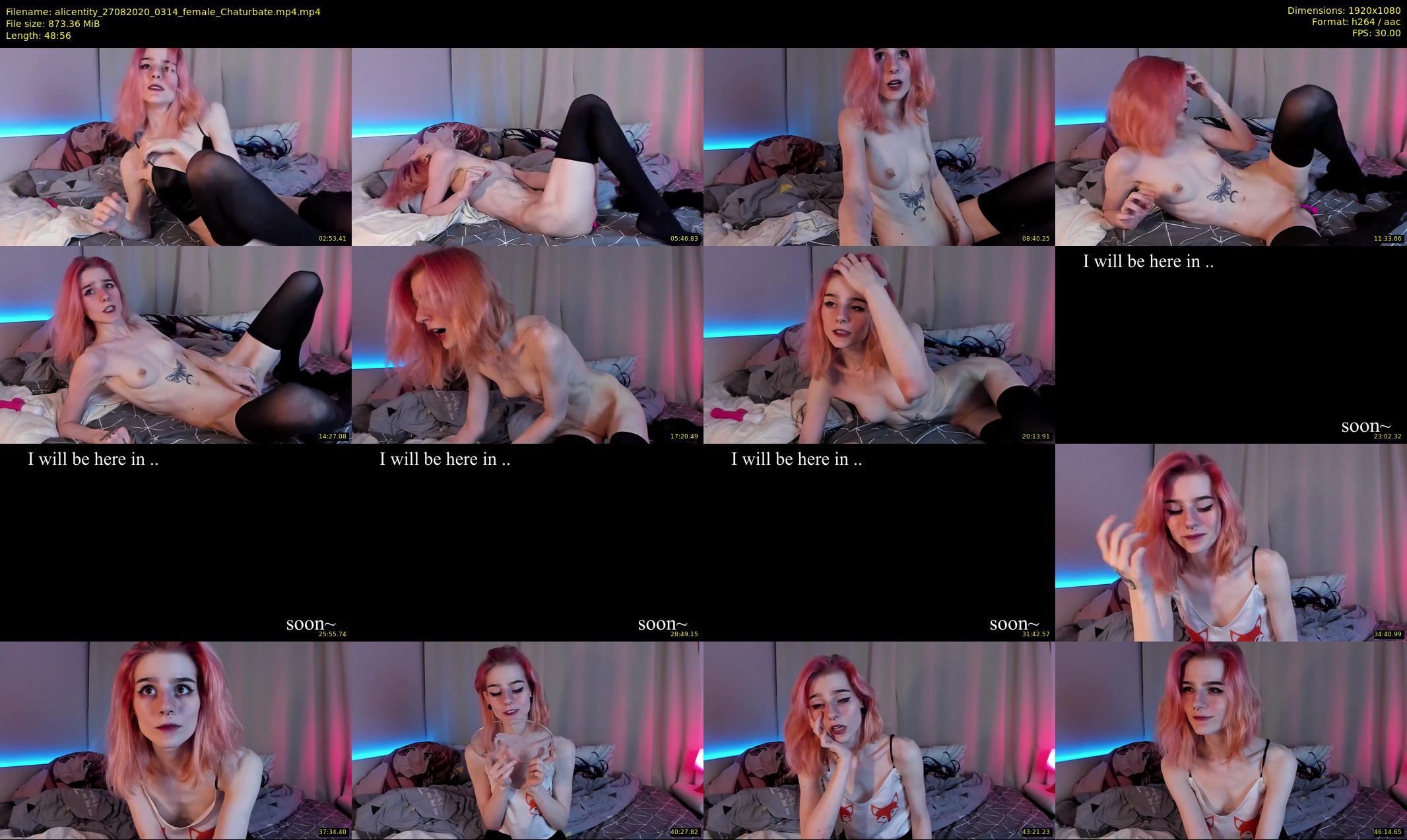 alicentity — 49 minute Chaturbate female cam show recording, 1080p, Aug 27, 2020