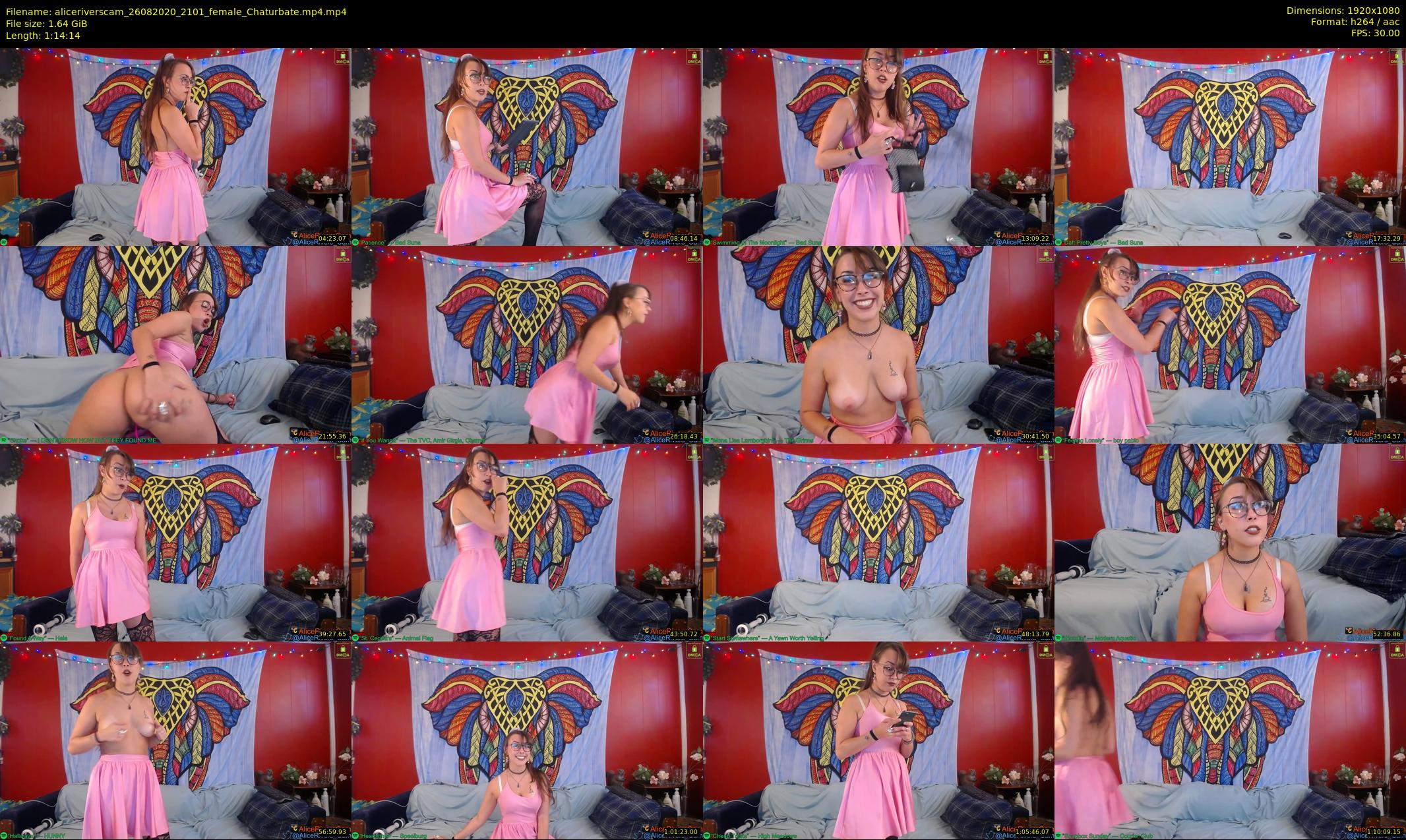 aliceriverscam — 75 minute Chaturbate female cam show recording, 1080p, Aug 26, 2020