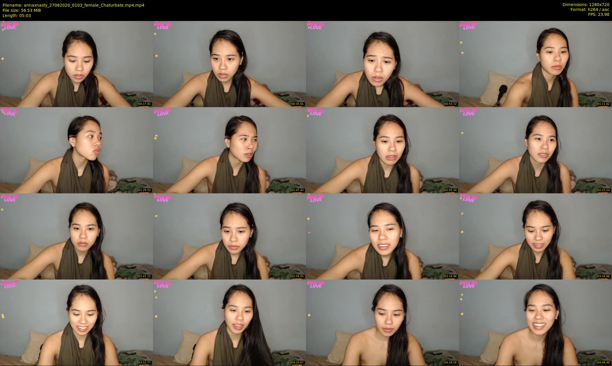 annaxnasty — 6 minute Chaturbate female cam show recording, 720p, Aug 27, 2020
