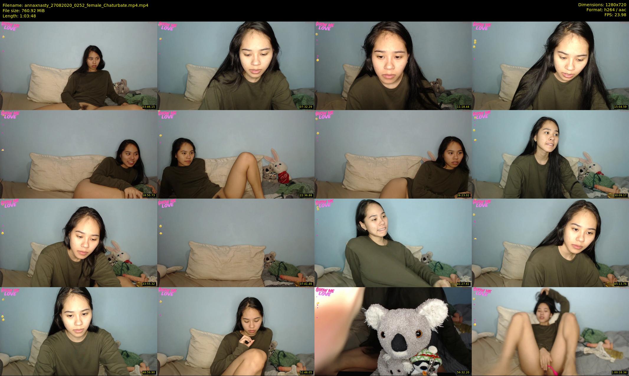 annaxnasty — 64 minute Chaturbate female cam show recording, 720p, Aug 27, 2020