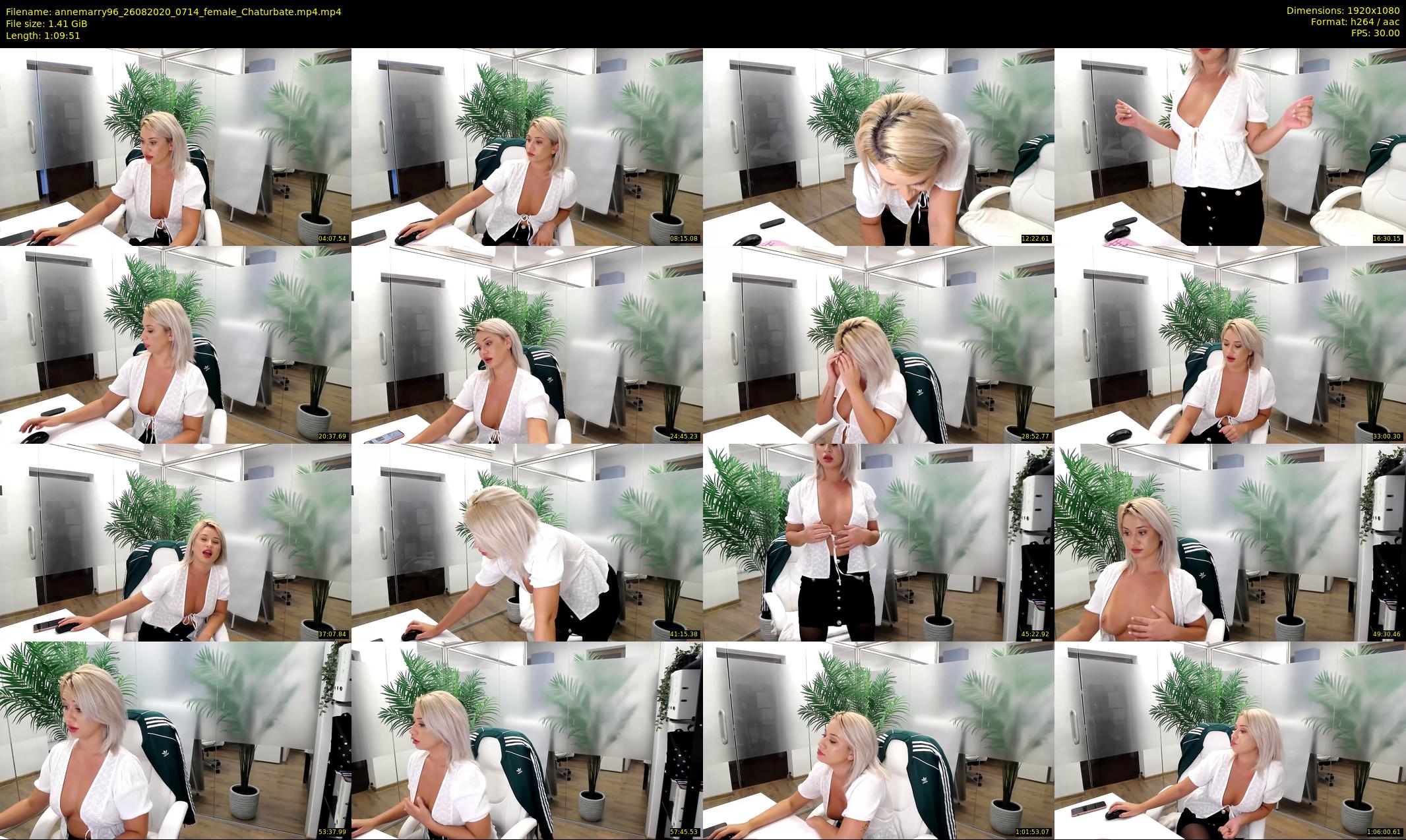 annemarry96 — 70 minute Chaturbate female cam show recording, 1080p, Aug 26, 2020
