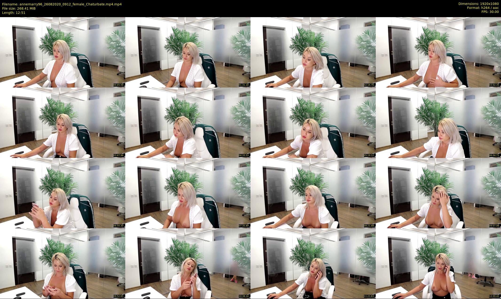annemarry96 — 13 minute Chaturbate female cam show recording, 1080p, Aug 26, 2020