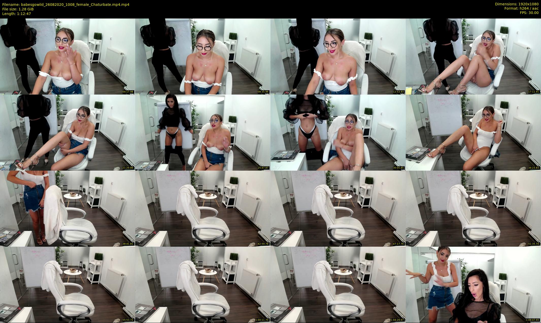 babesgowild — 73 minute Chaturbate couple cam show recording, 1080p, Aug 26, 2020