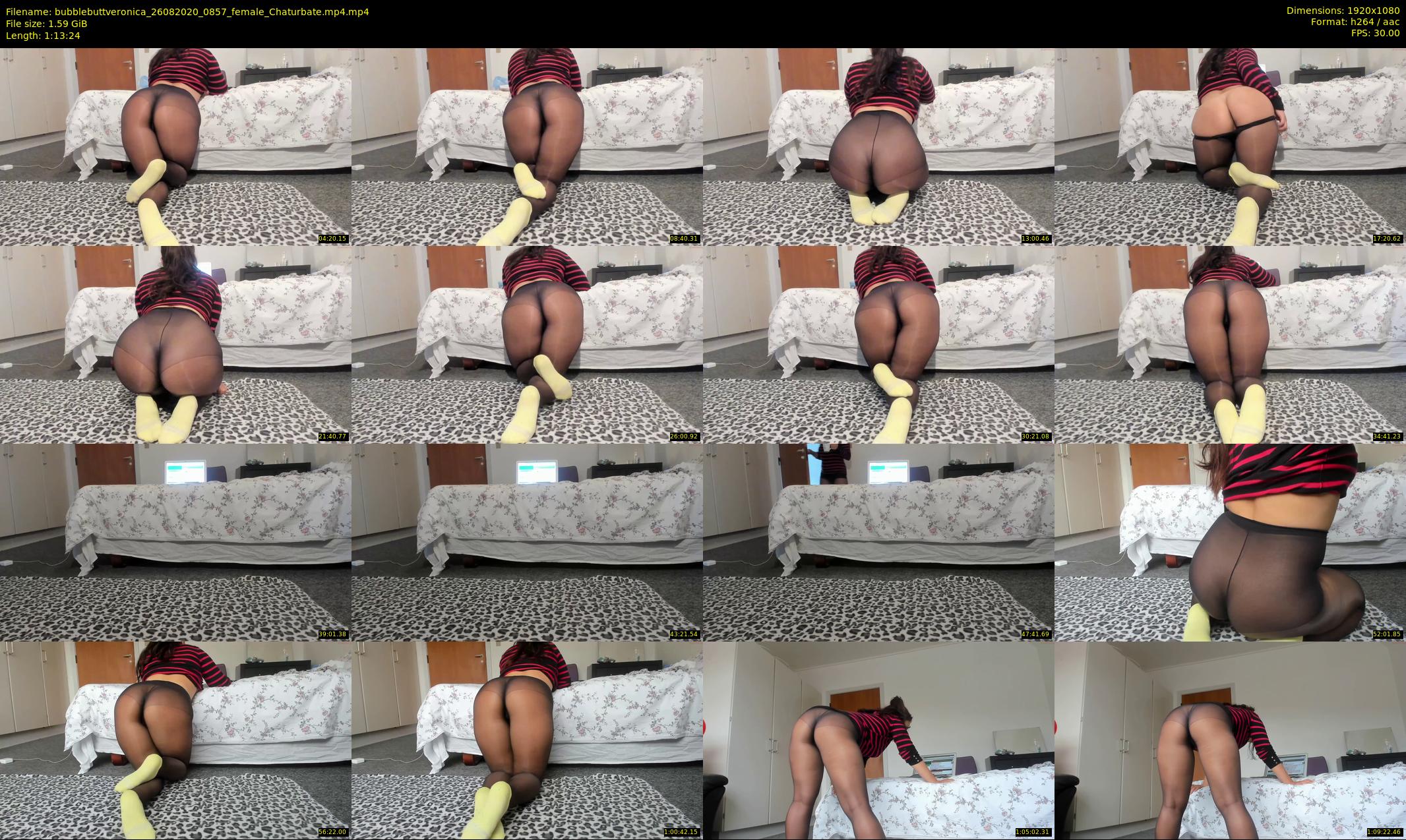 bubblebuttveronica — 74 minute Chaturbate female cam show recording, 1080p, Aug 26, 2020