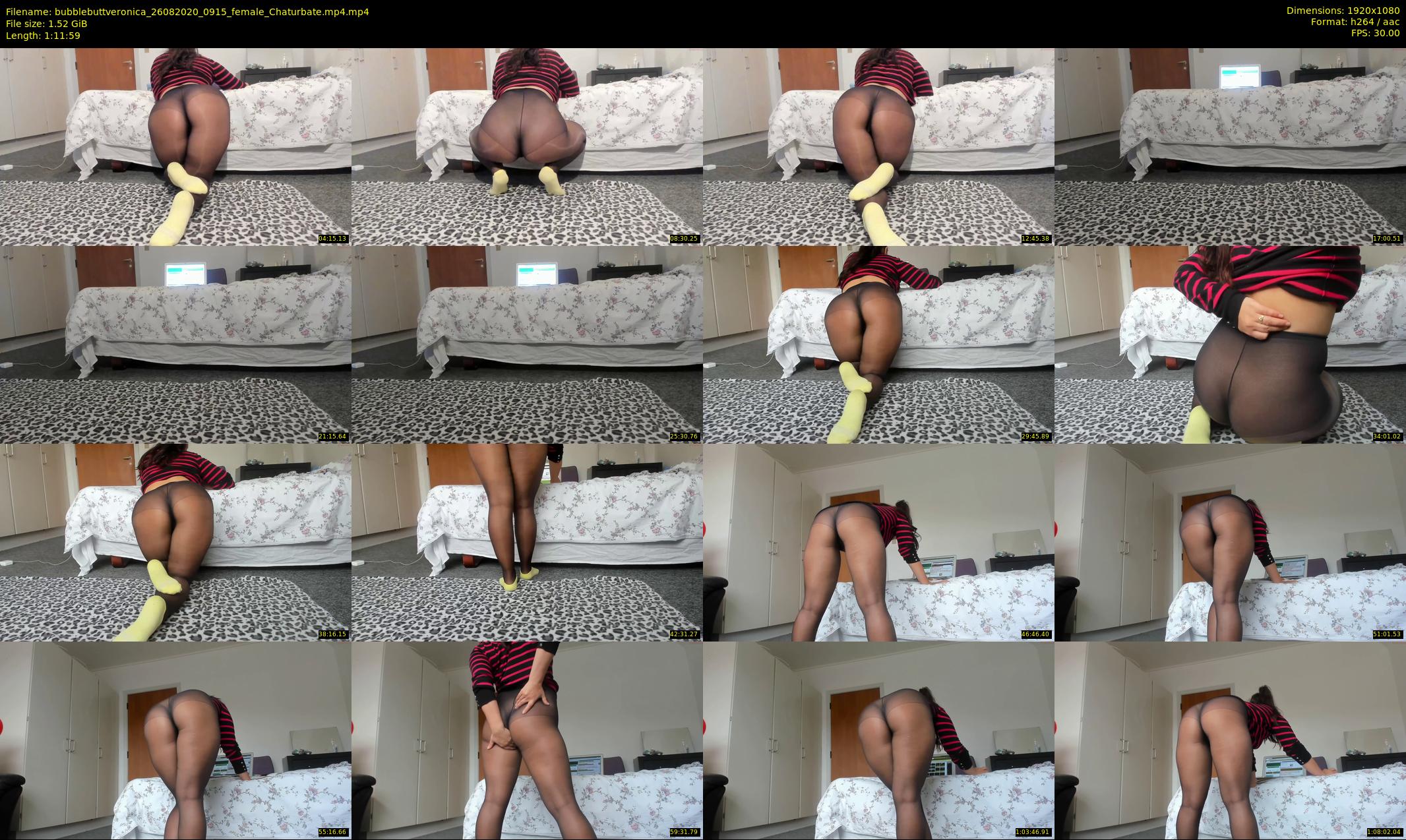 bubblebuttveronica — 72 minute Chaturbate female cam show recording, 1080p, Aug 26, 2020