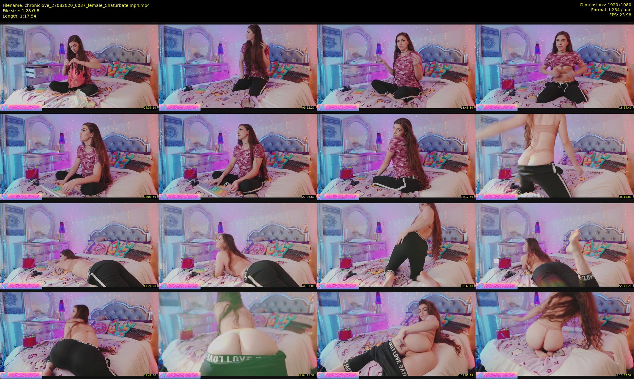 chroniclove — 78 minute Chaturbate female cam show recording, 1080p, Aug 27, 2020