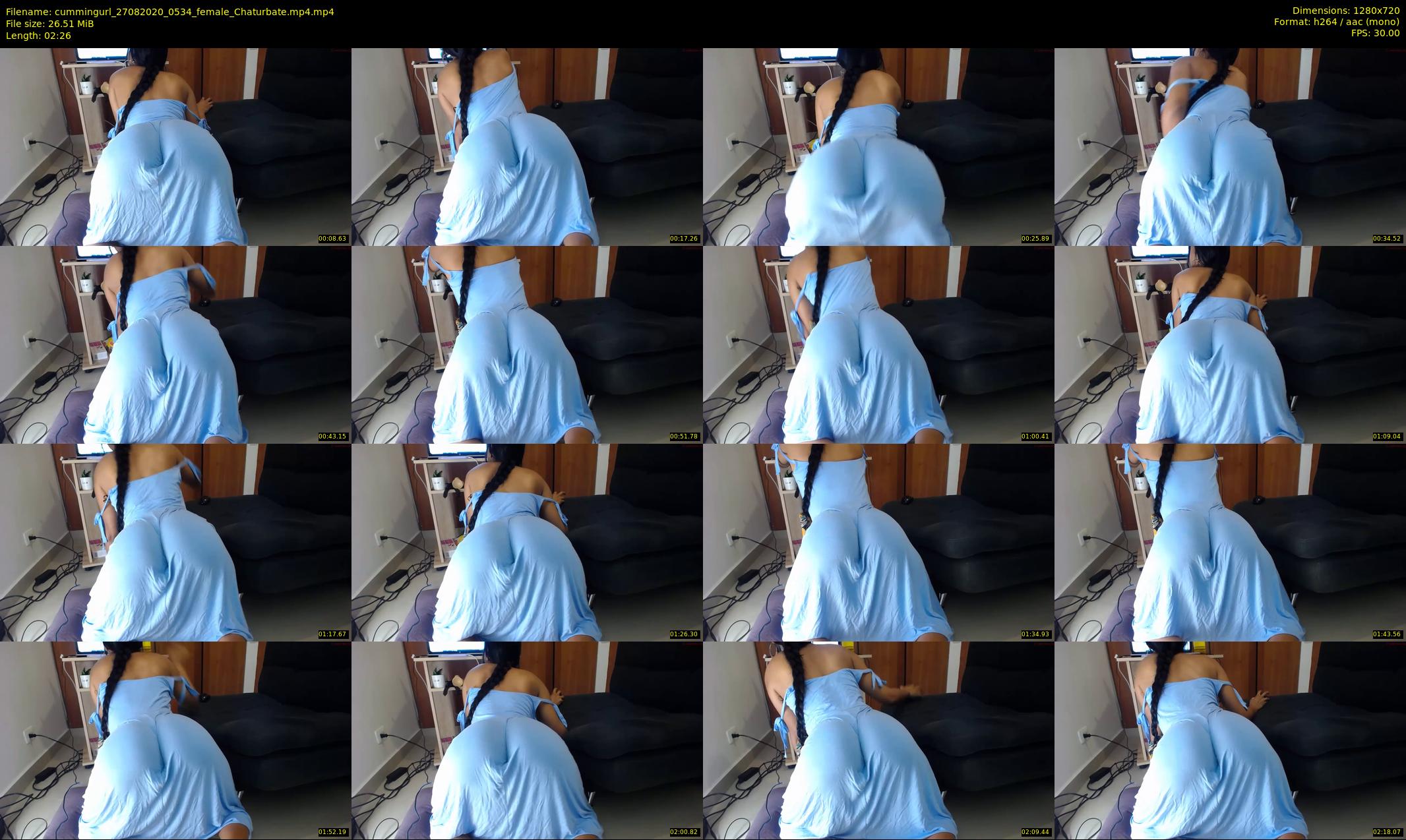 cummingurl — 3 minute Chaturbate couple cam show recording, 720p, Aug 27, 2020